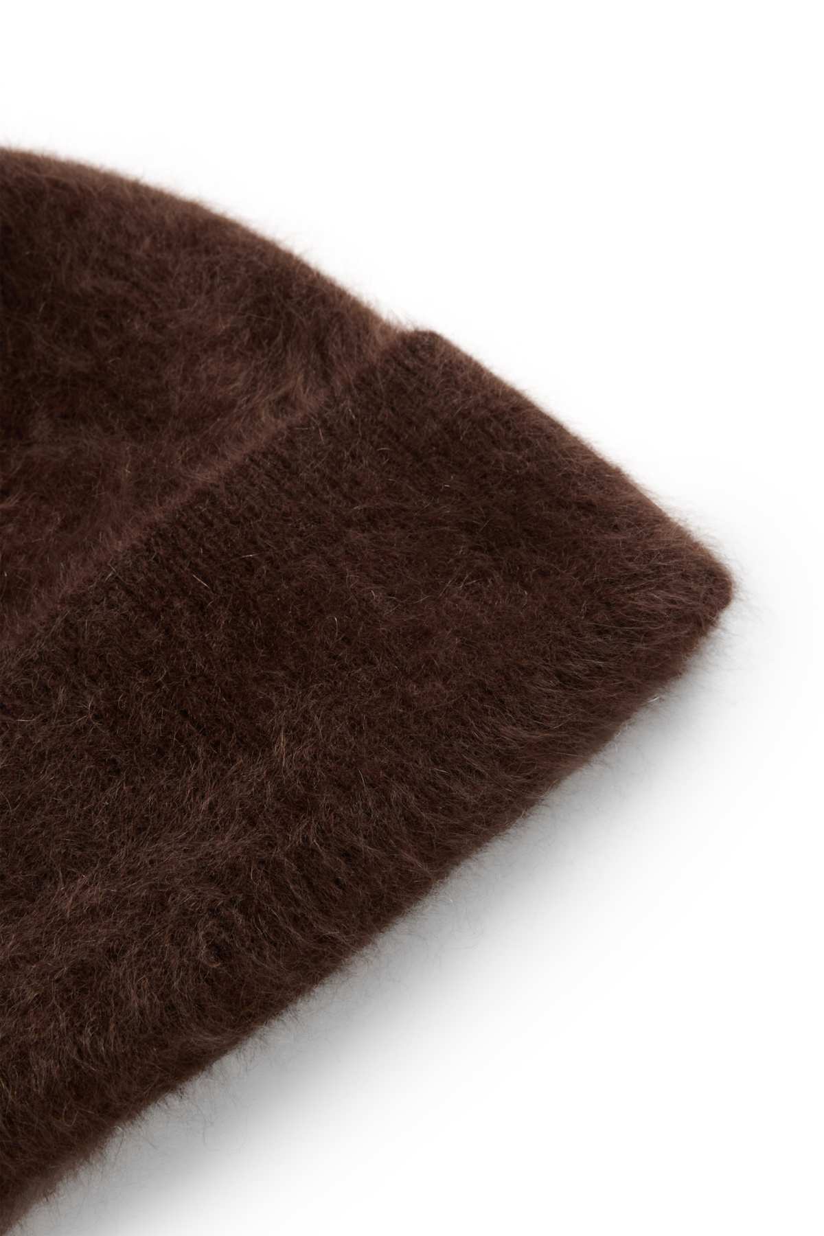 Cashmere hat - dark brown