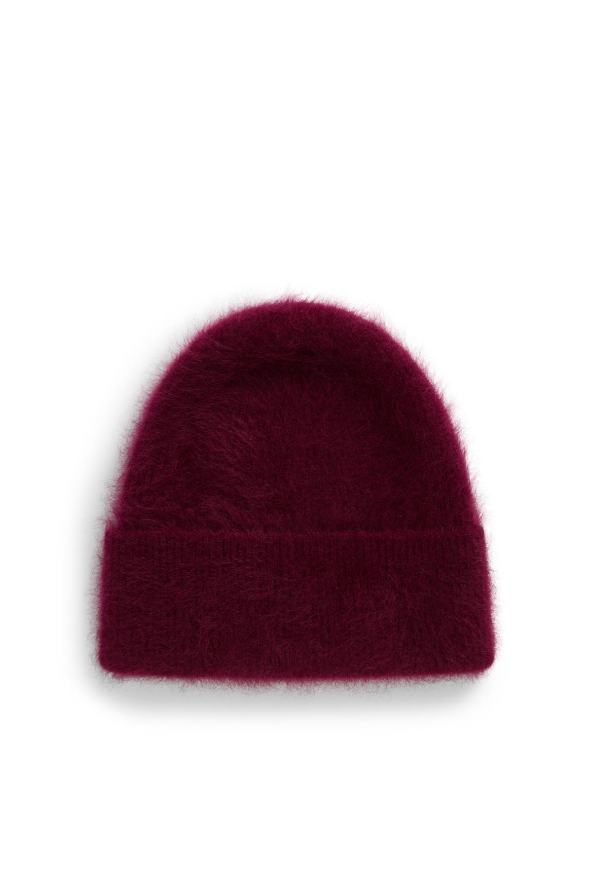 Cashmere hat - bordeaux