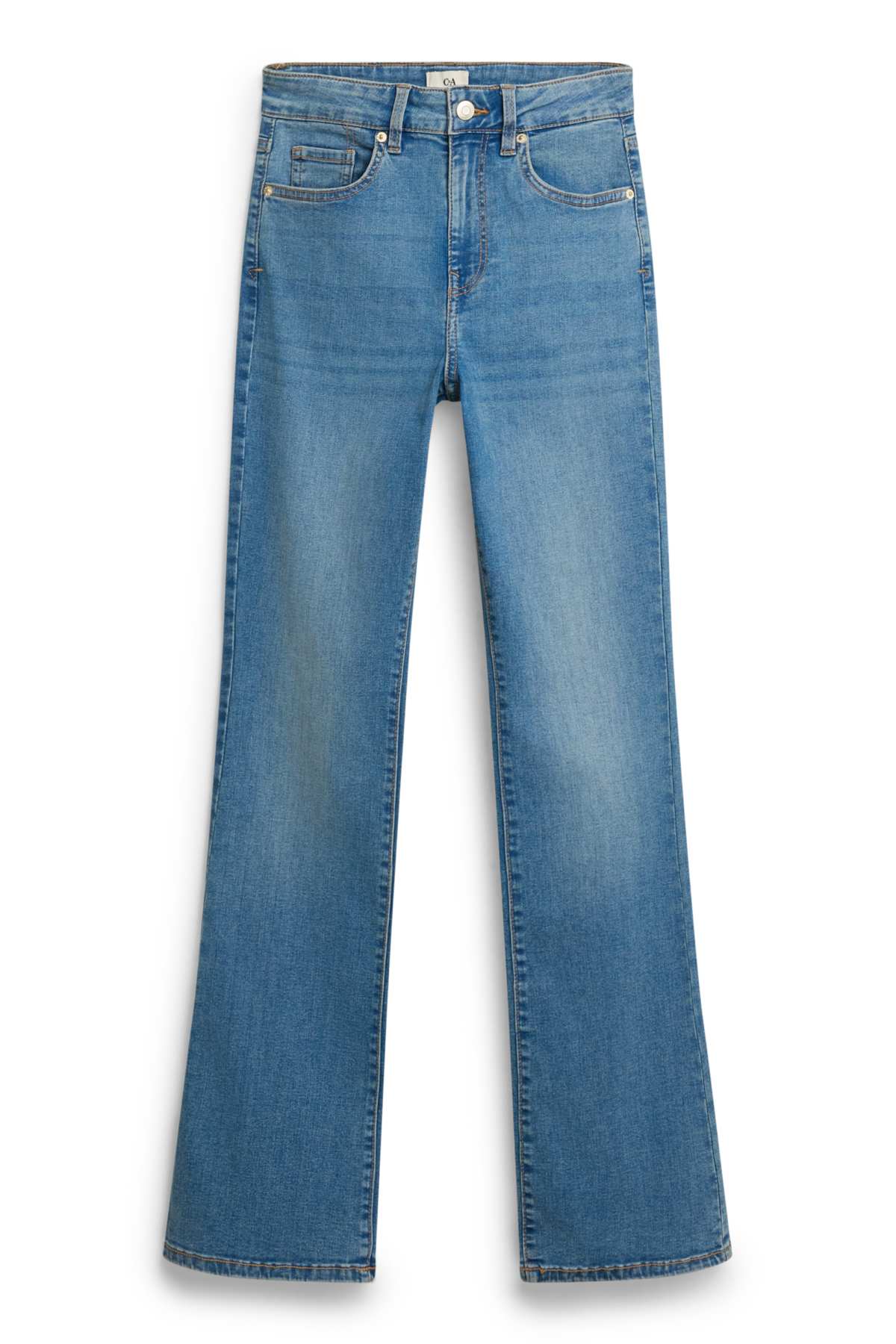 Bootcut jeans - high waist - blue denim