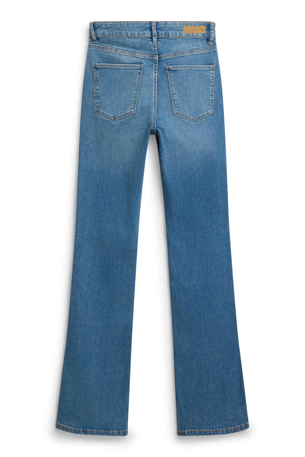 Bootcut jeans - high waist - blue denim