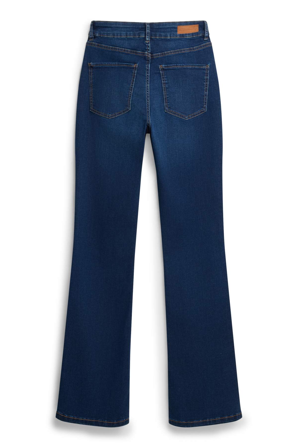 Bootcut jeans - high waist - denim-dark blue