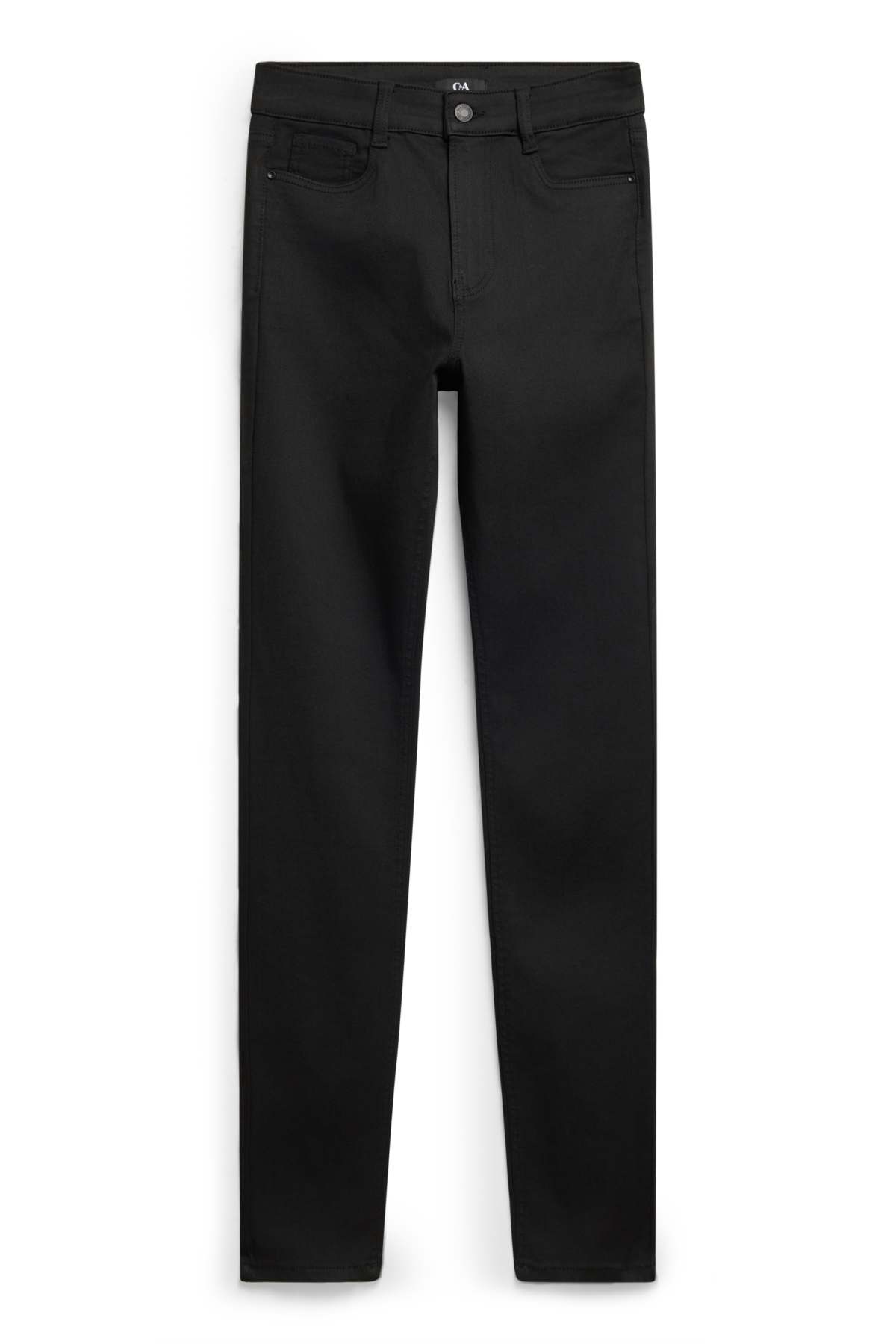 Slim jeans - high waist - black