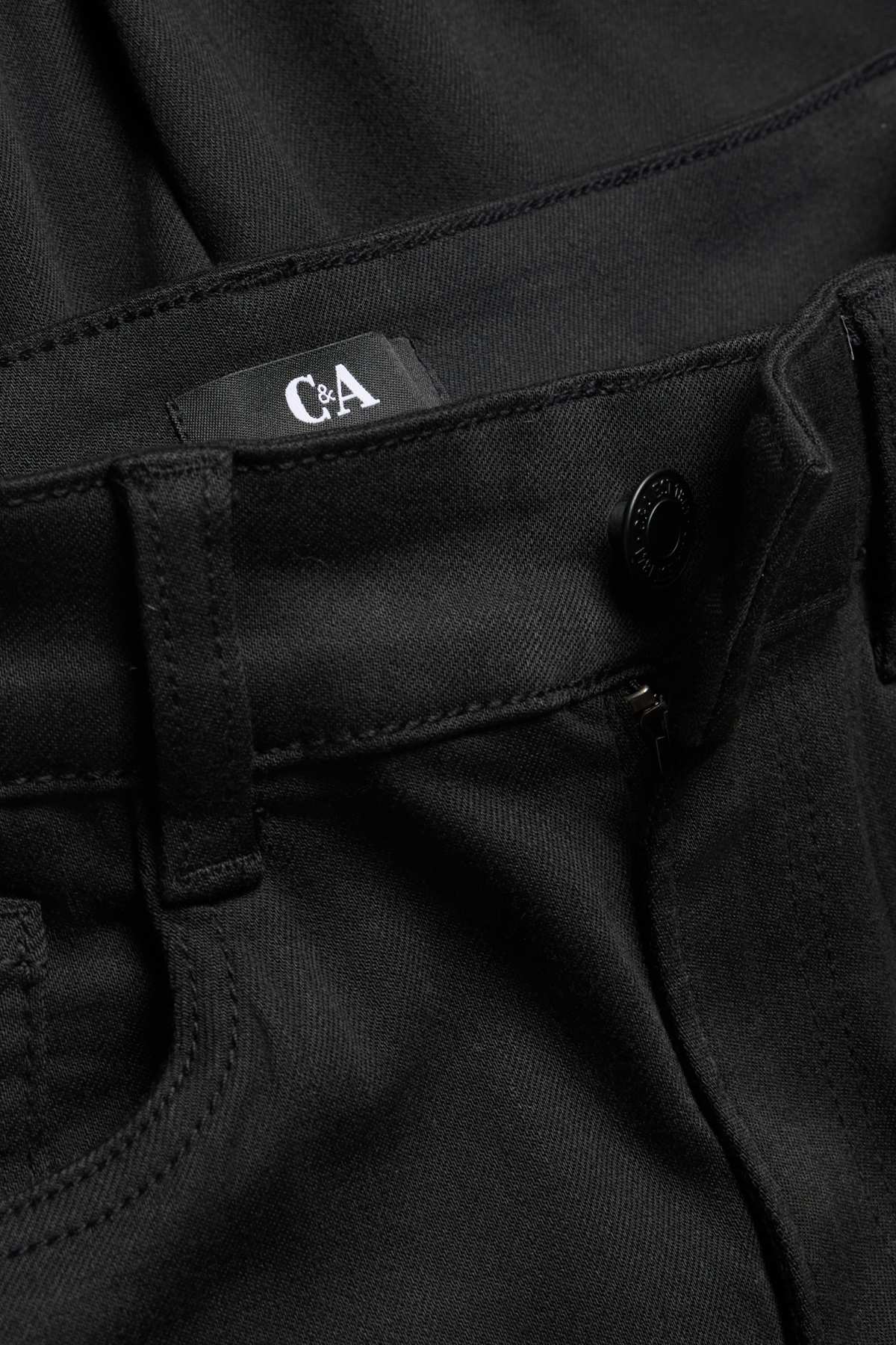 Slim jeans - high waist - black