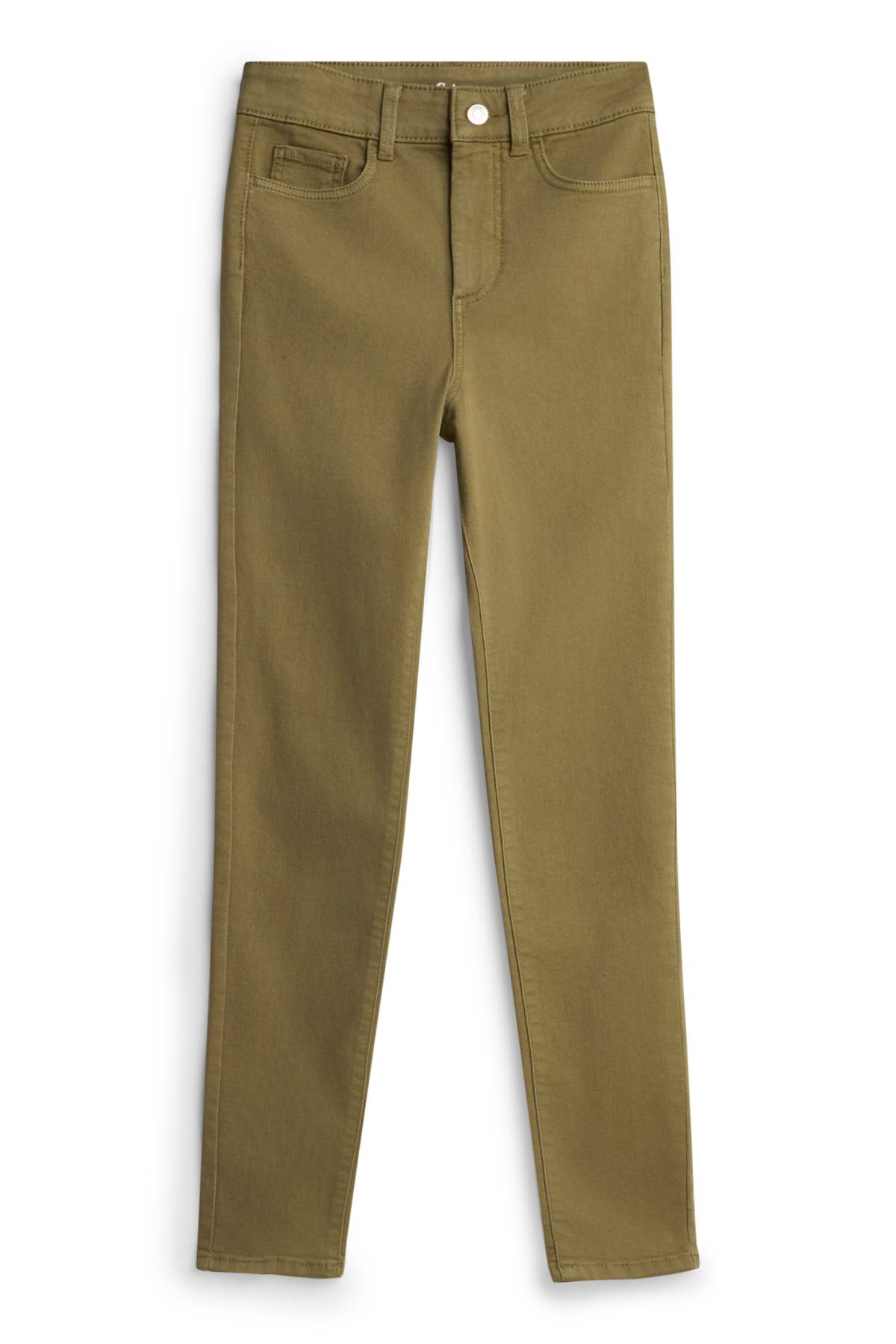 Jegging jeans - high waist - khaki