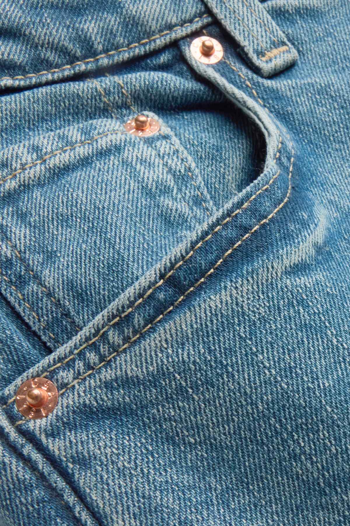 Wide leg flared jeans - high waist - blue denim