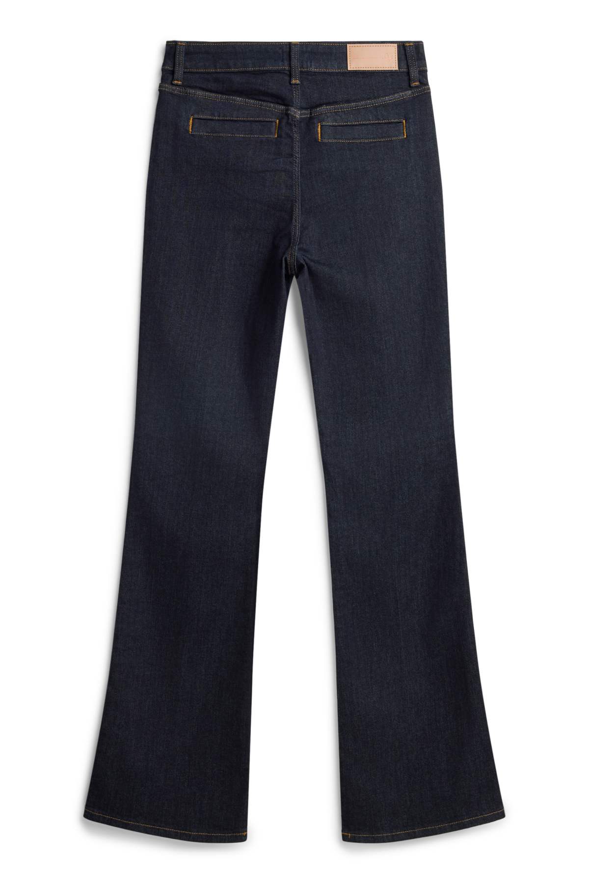 Bootcut jeans - mid-rise waist - denim-dark blue