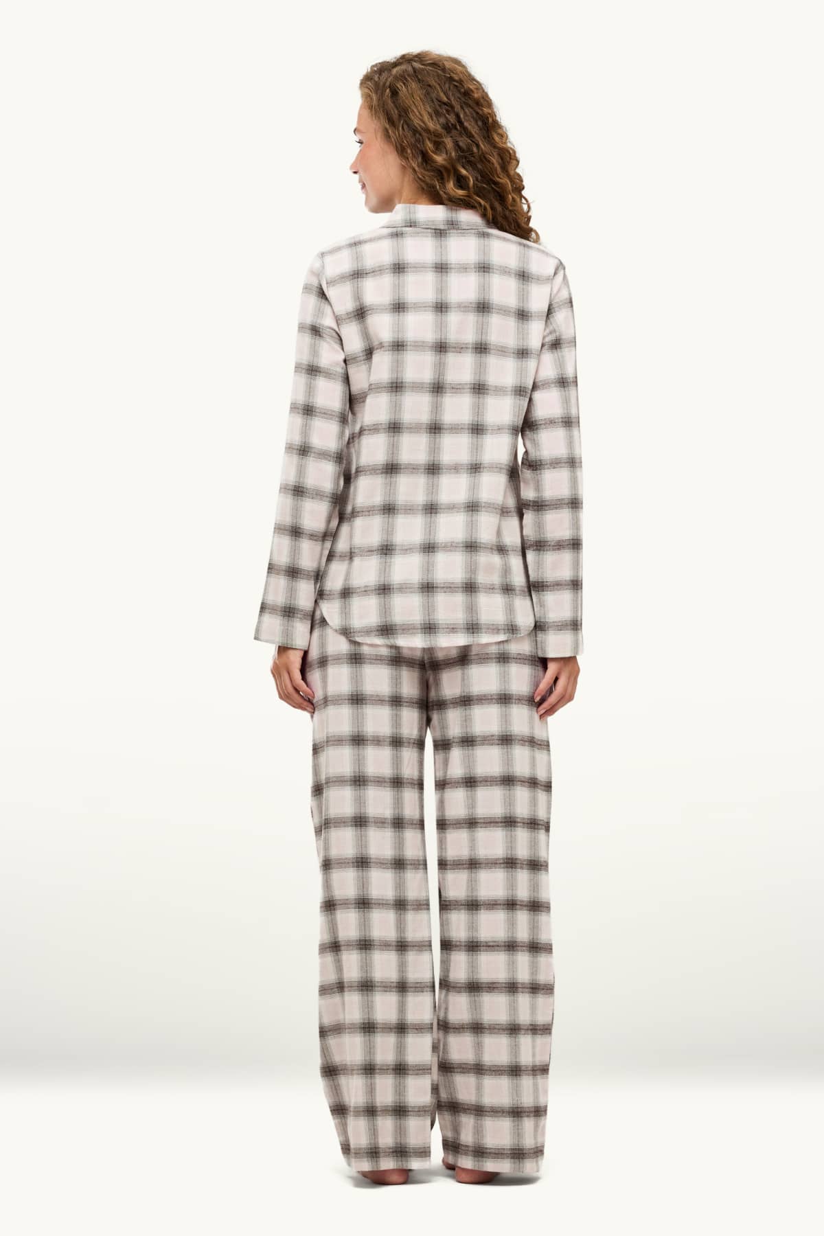 Pyjamas - check - beige