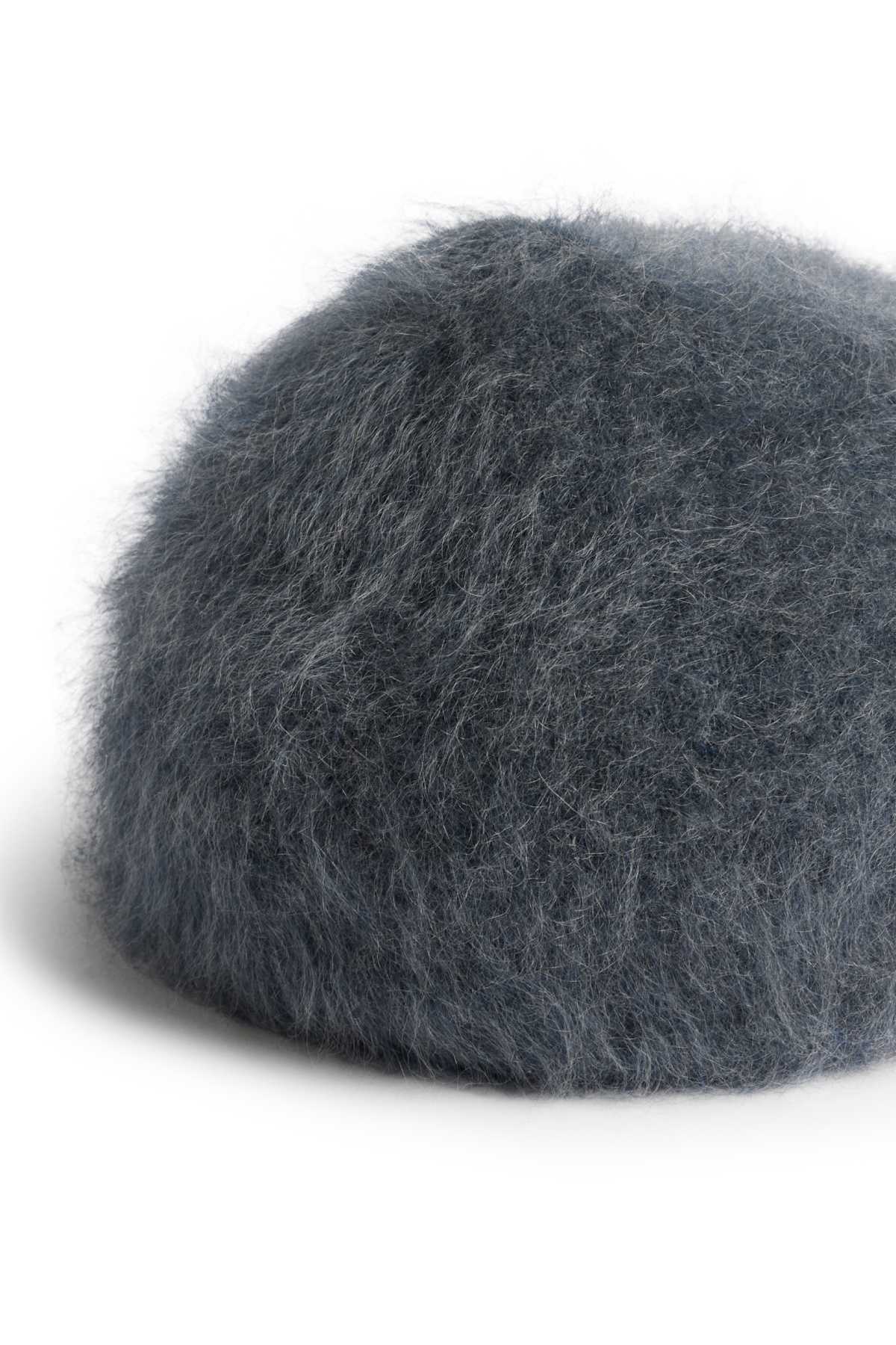 Cashmere cap - blue / gray