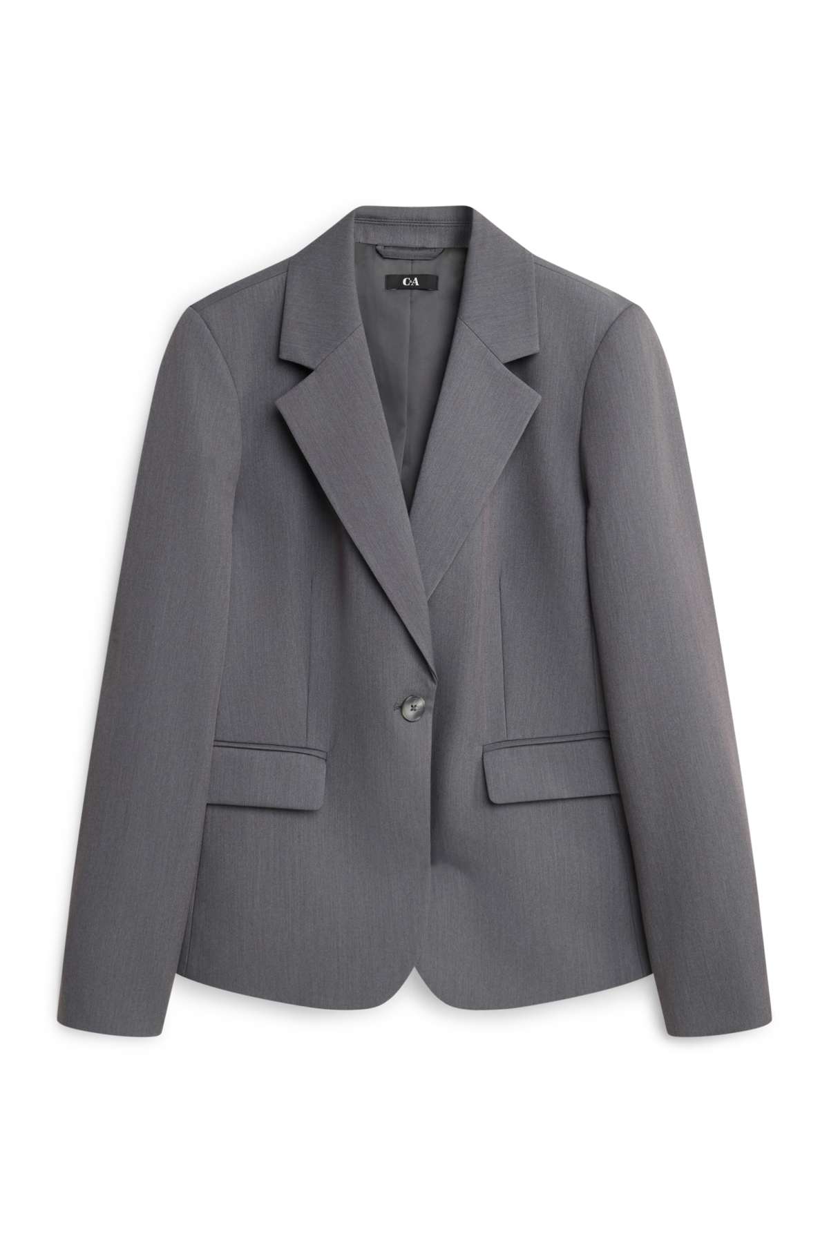 Business blazer - fitted - gray