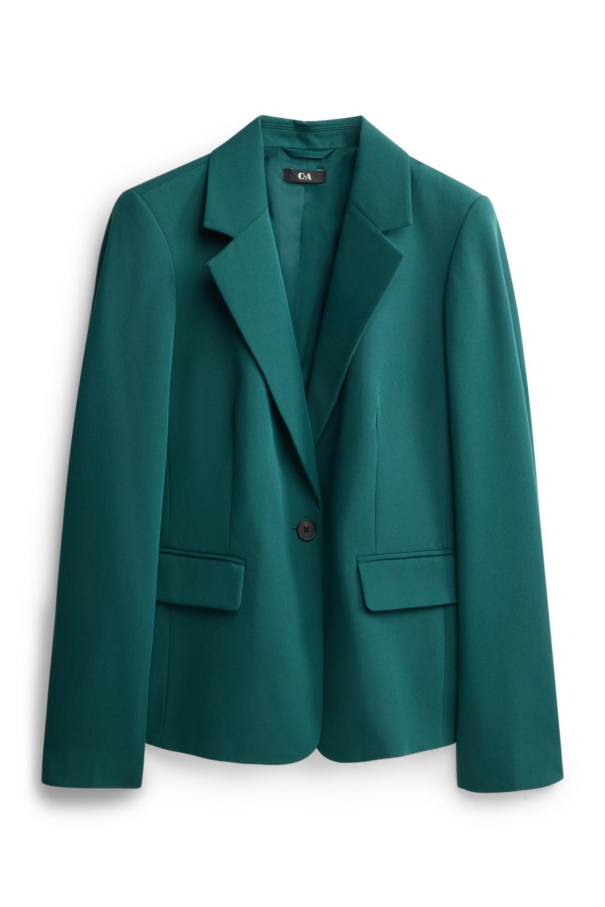 Business blazer - fitted - dark green