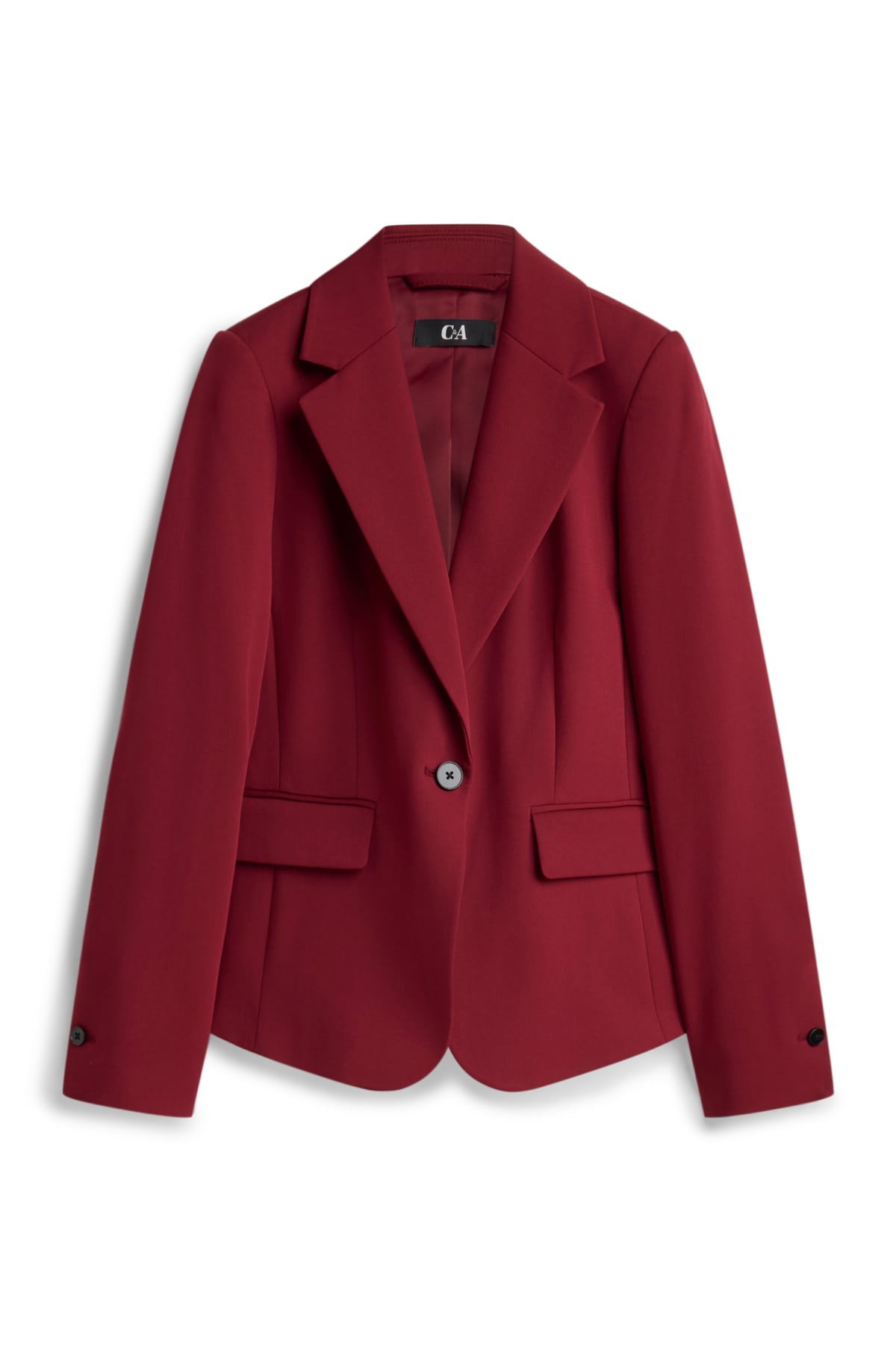 Business blazer - fitted - red