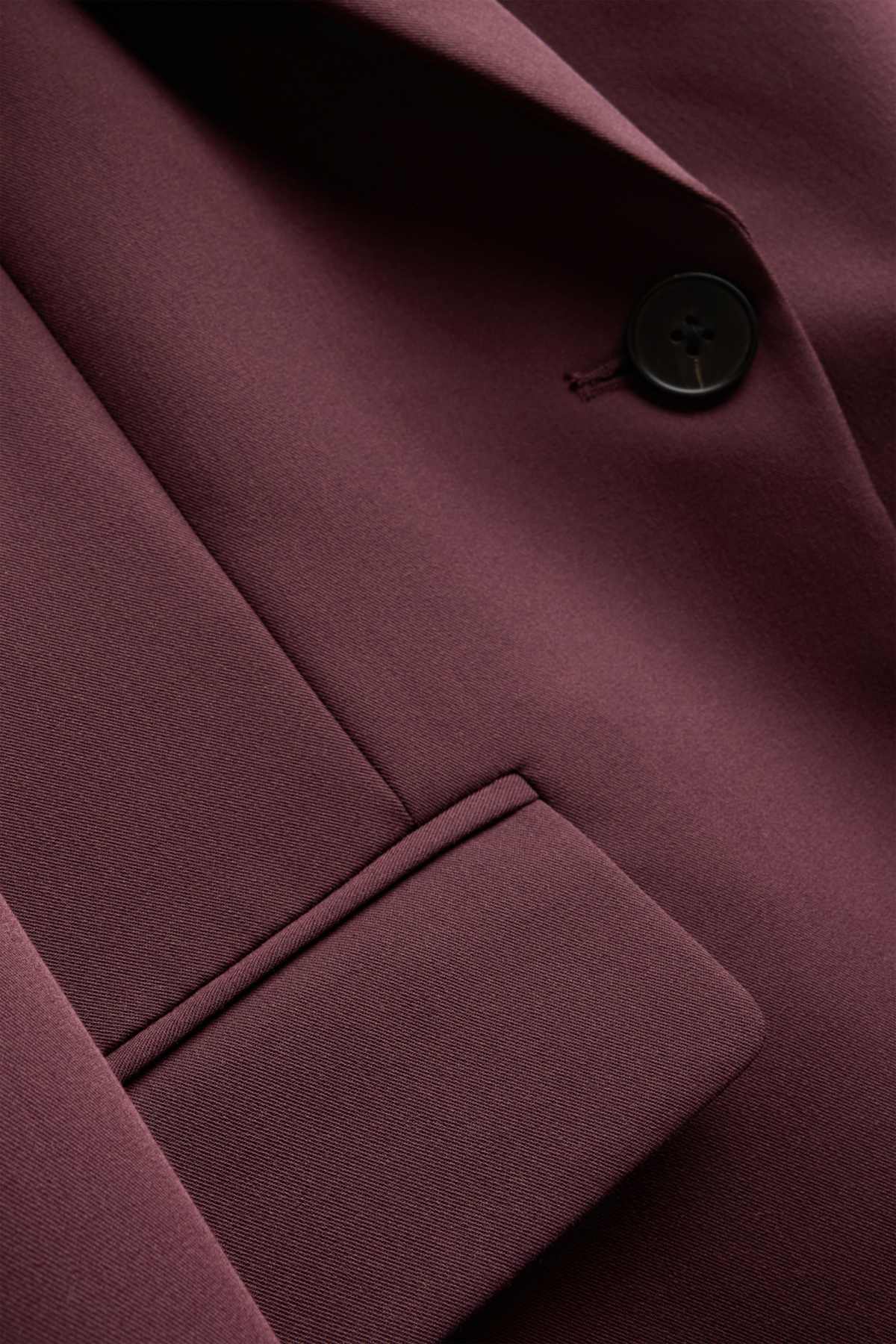 Business blazer - fitted - bordeaux