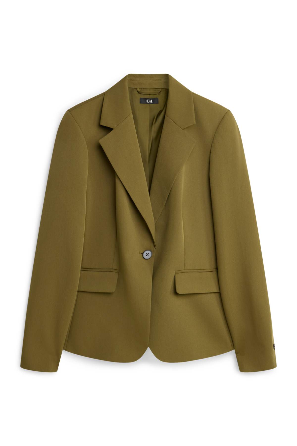 Business blazer - fitted - khaki