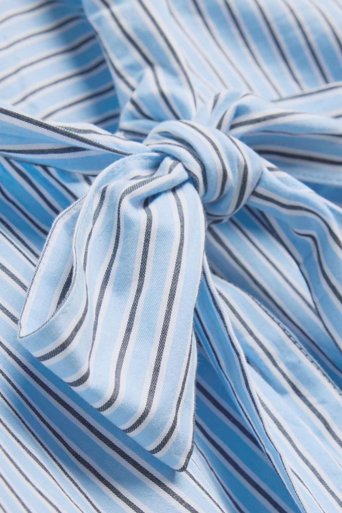 Blouse - striped - blue / light blue