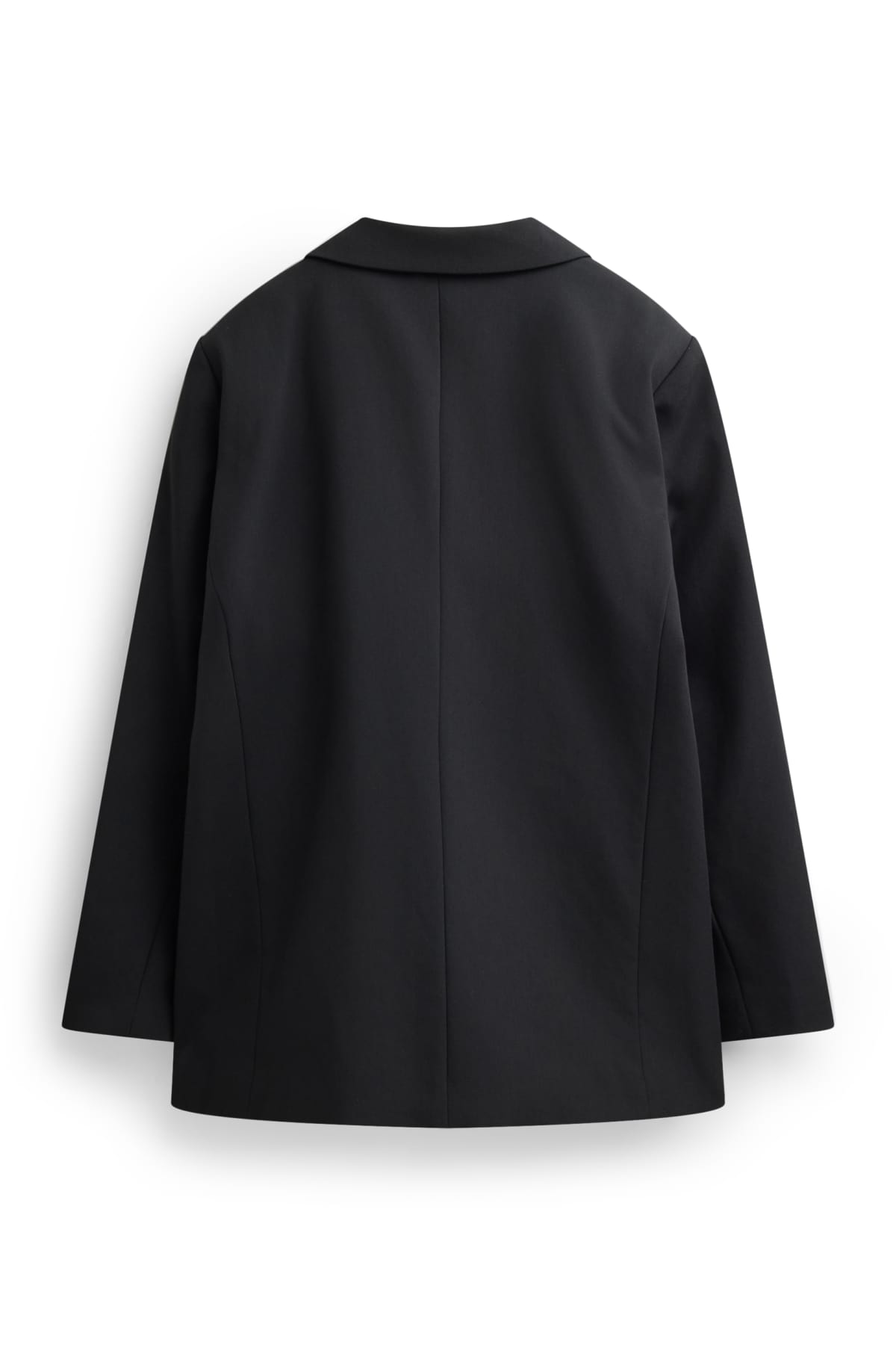 Long blazer - regular fit - black