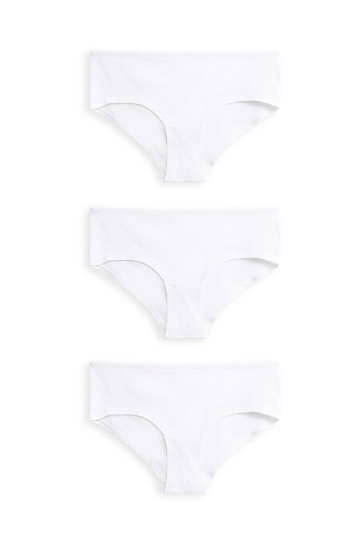 Multipack of 3 - hipsters - white