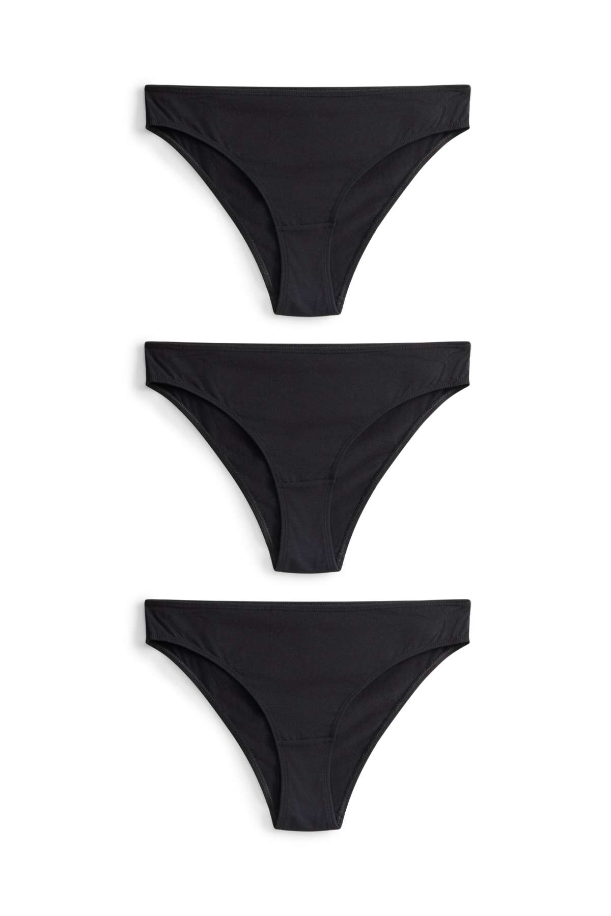 Multipack of 3 - knickers - black