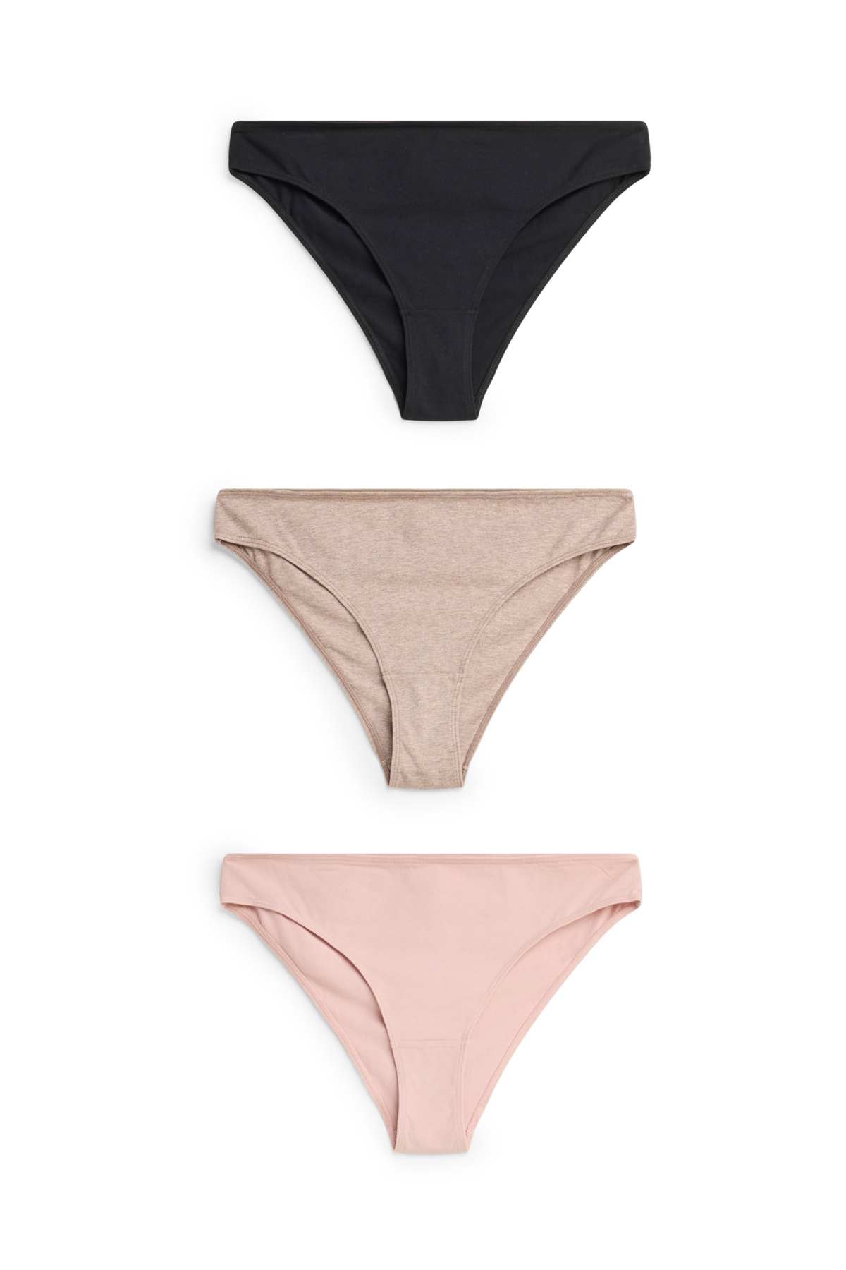 Multipack of 3 - knickers - rose / beige