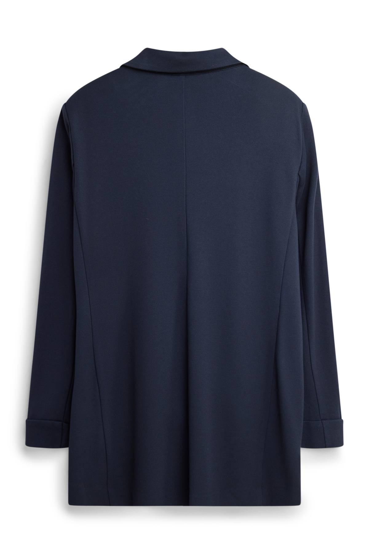 Long blazer - curvy fit - dark blue