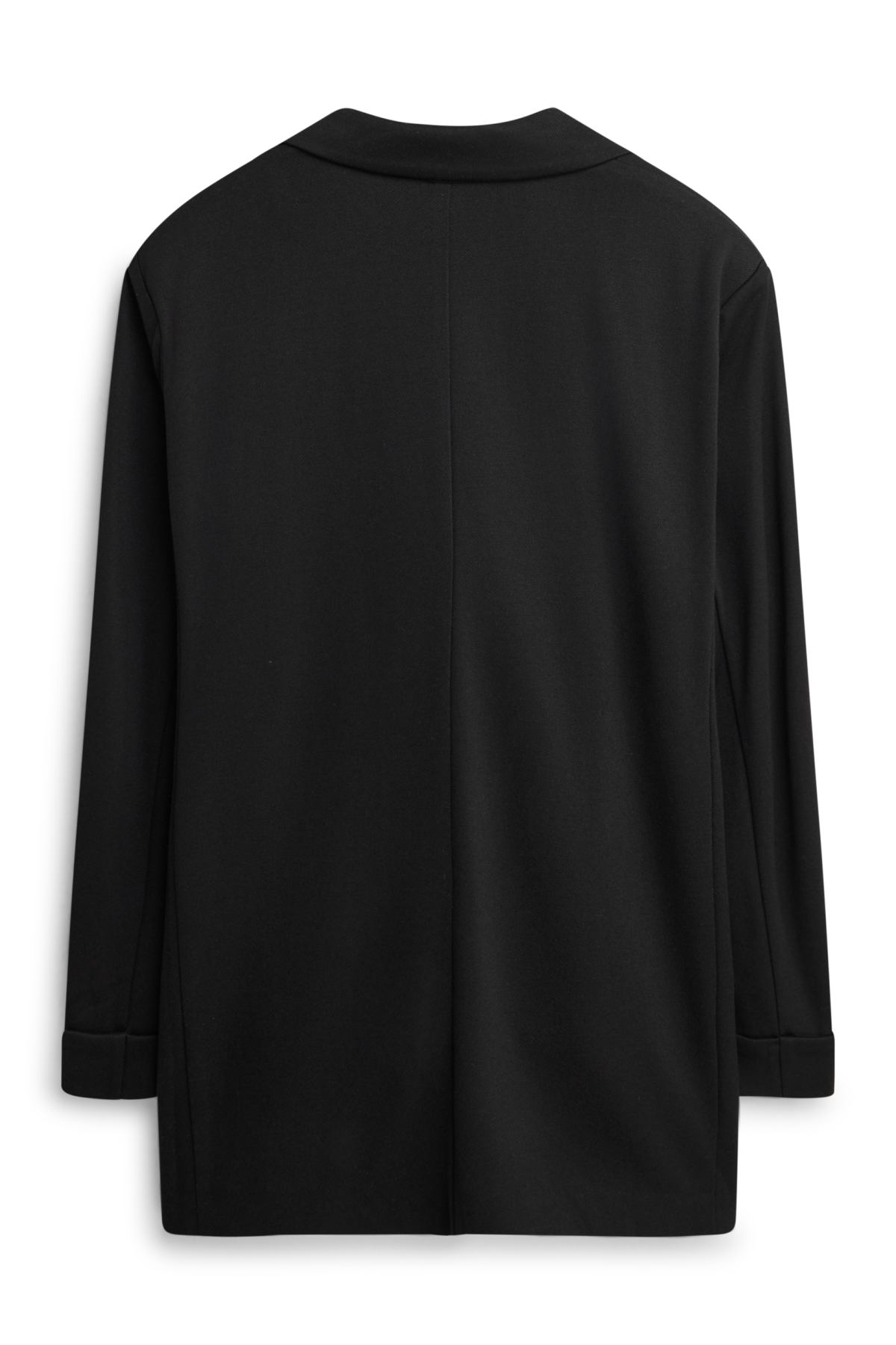 Long blazer - curvy fit - black