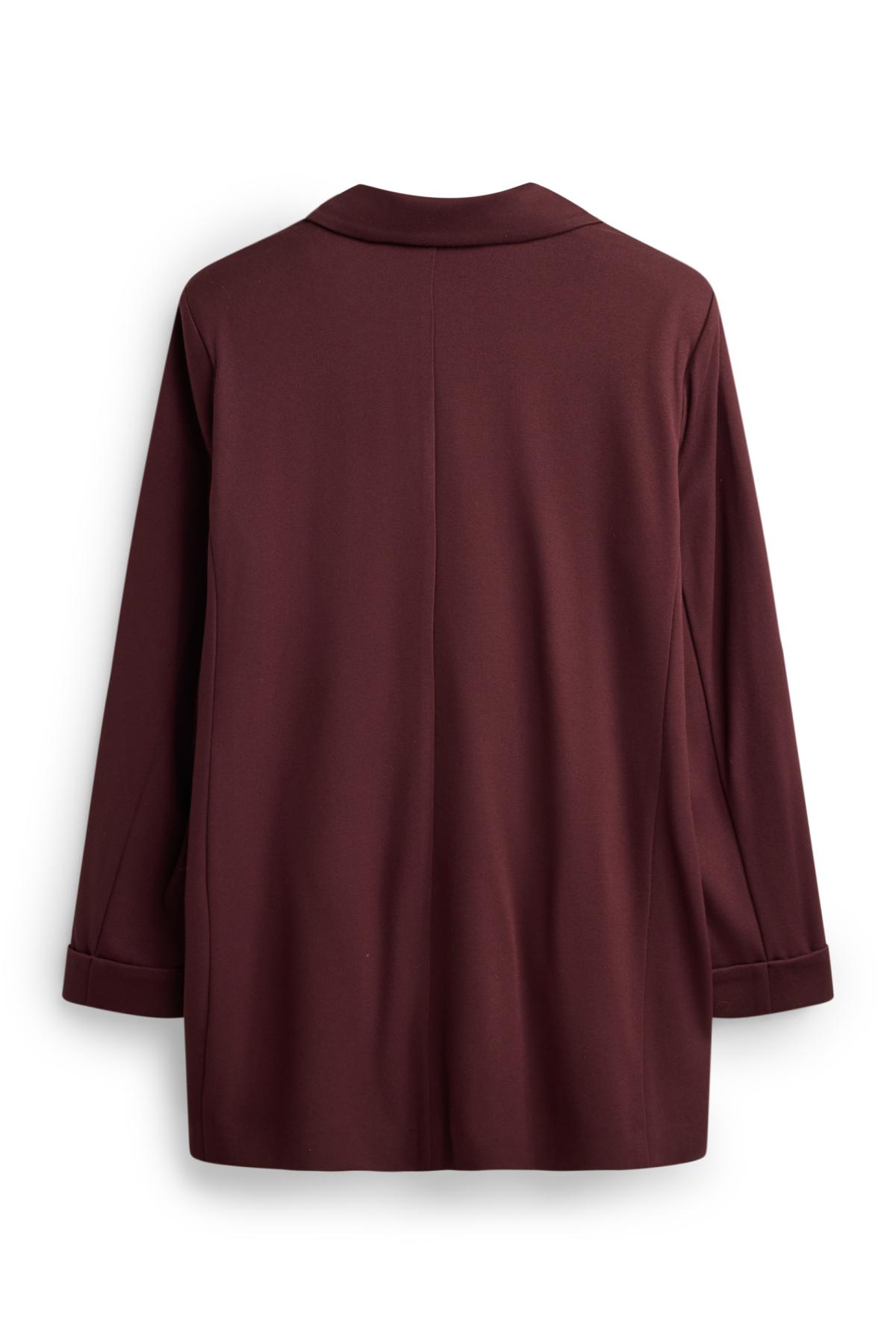 Long blazer - curvy fit - bordeaux
