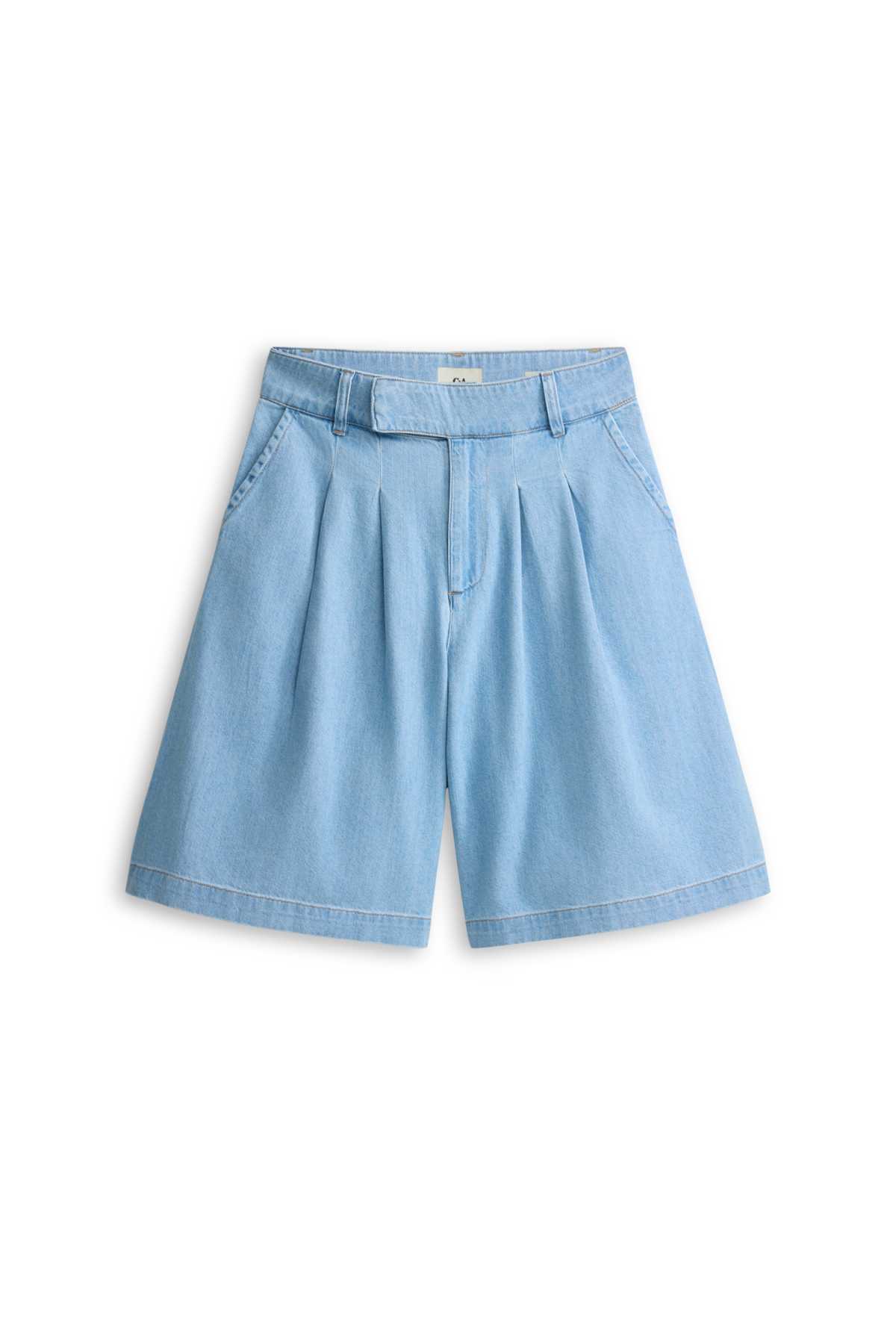 Jorts - mid-rise waist - blue