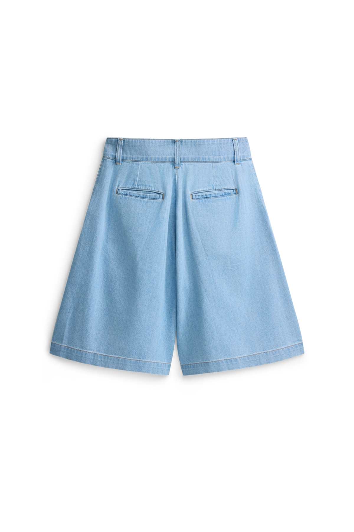 Jorts - mid-rise waist - blue