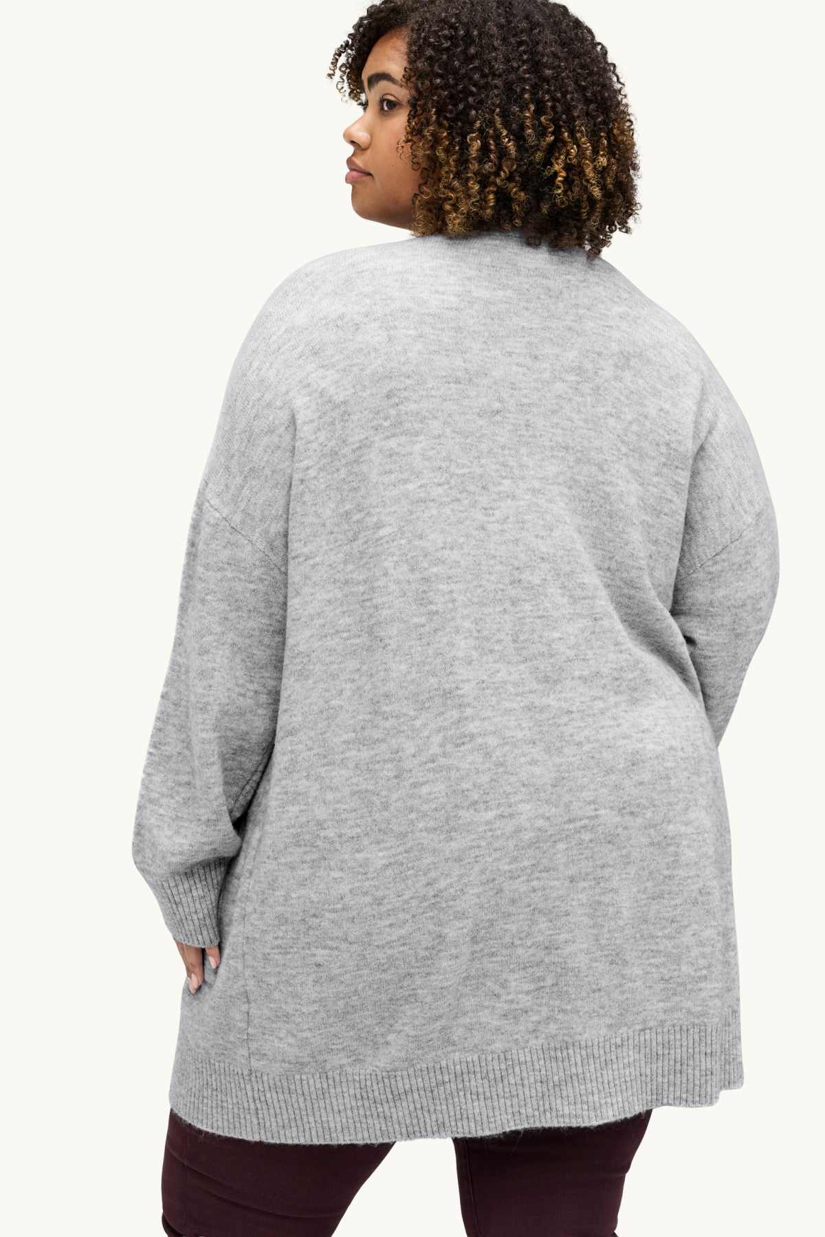 Long cardigan - gray