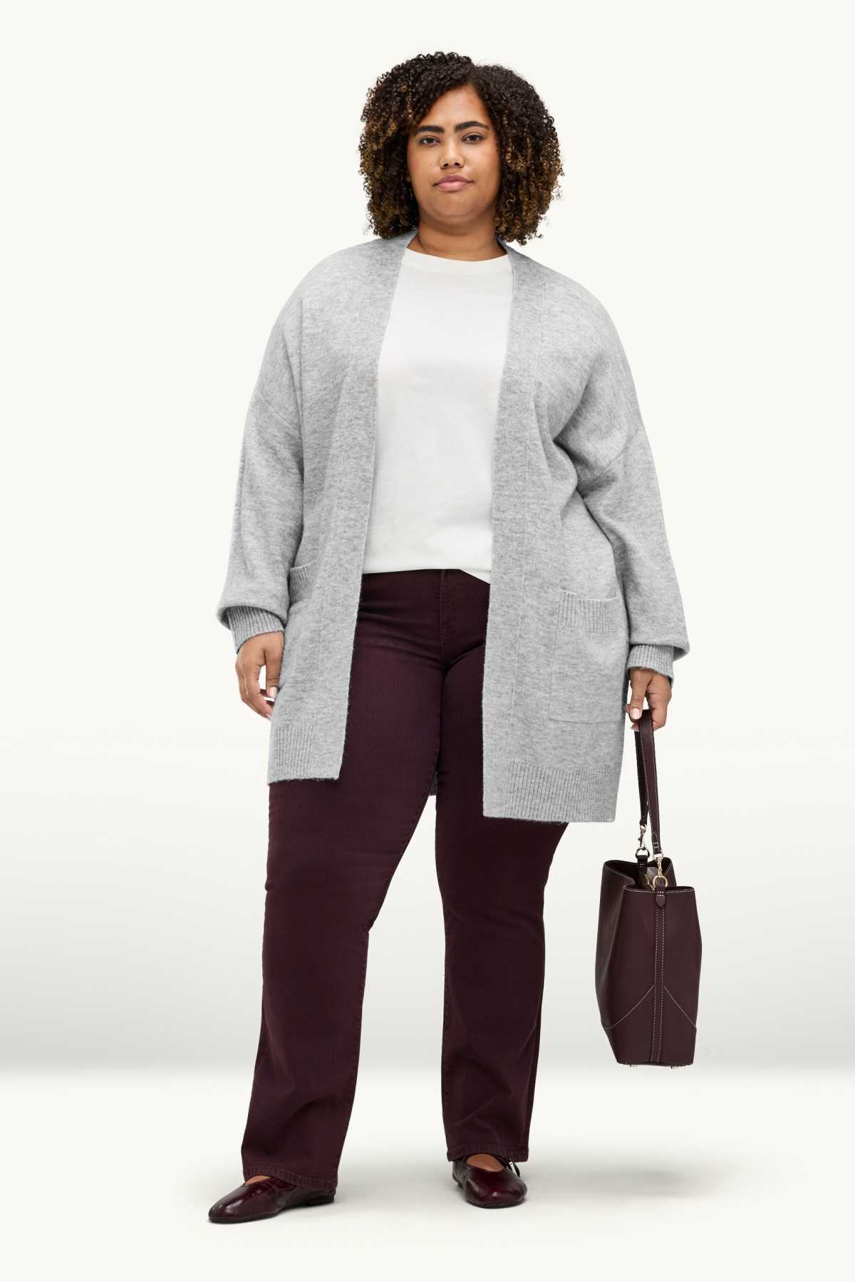 Long cardigan - gray