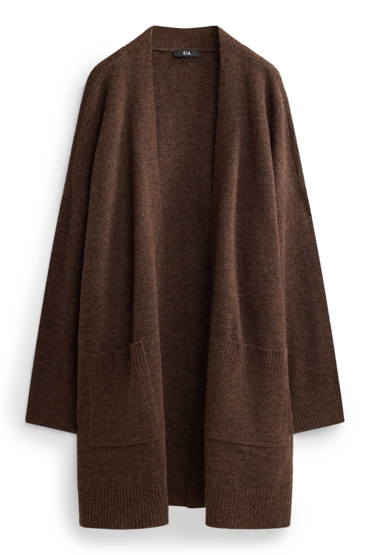 Long cardigan - dark brown