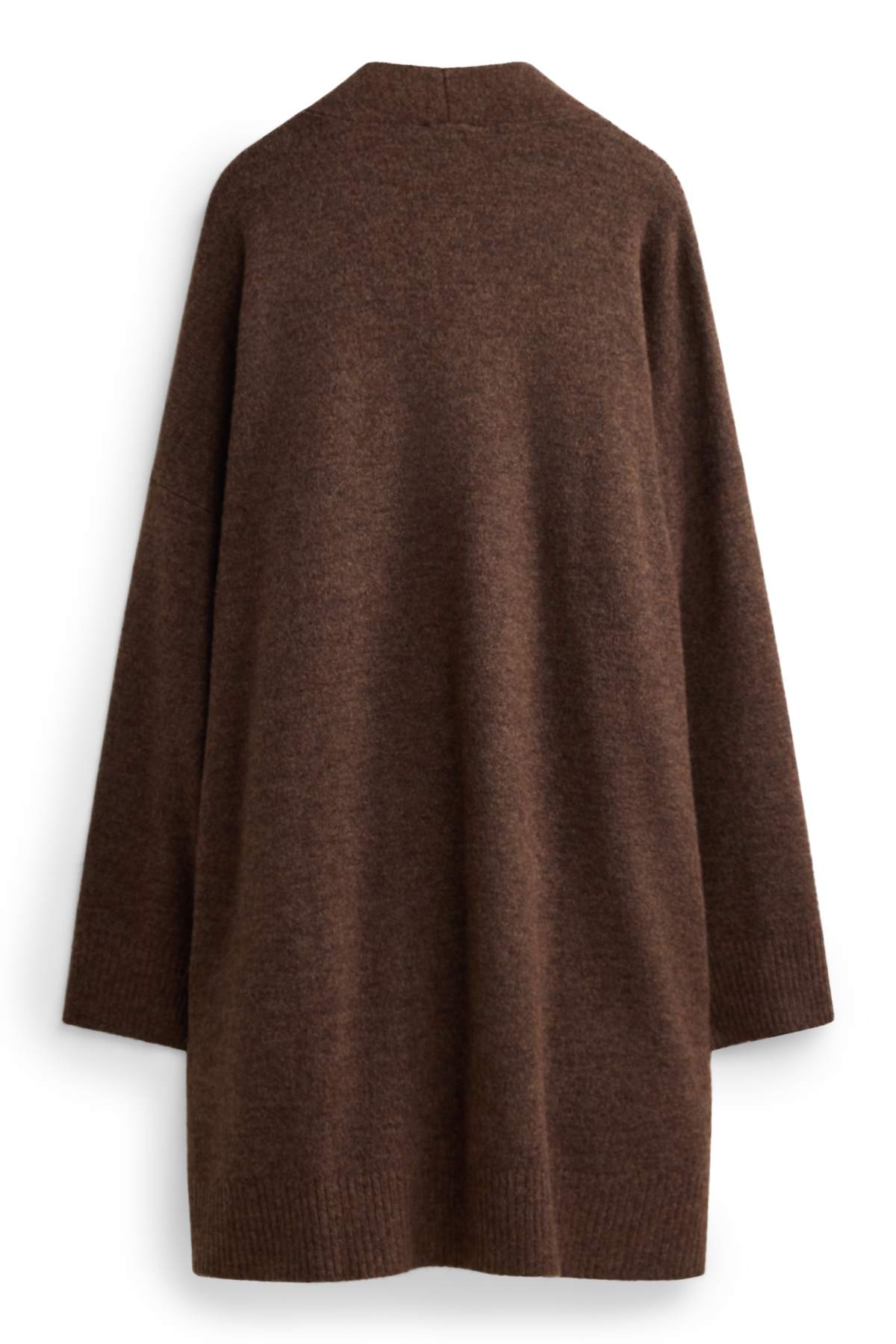 Long cardigan - dark brown
