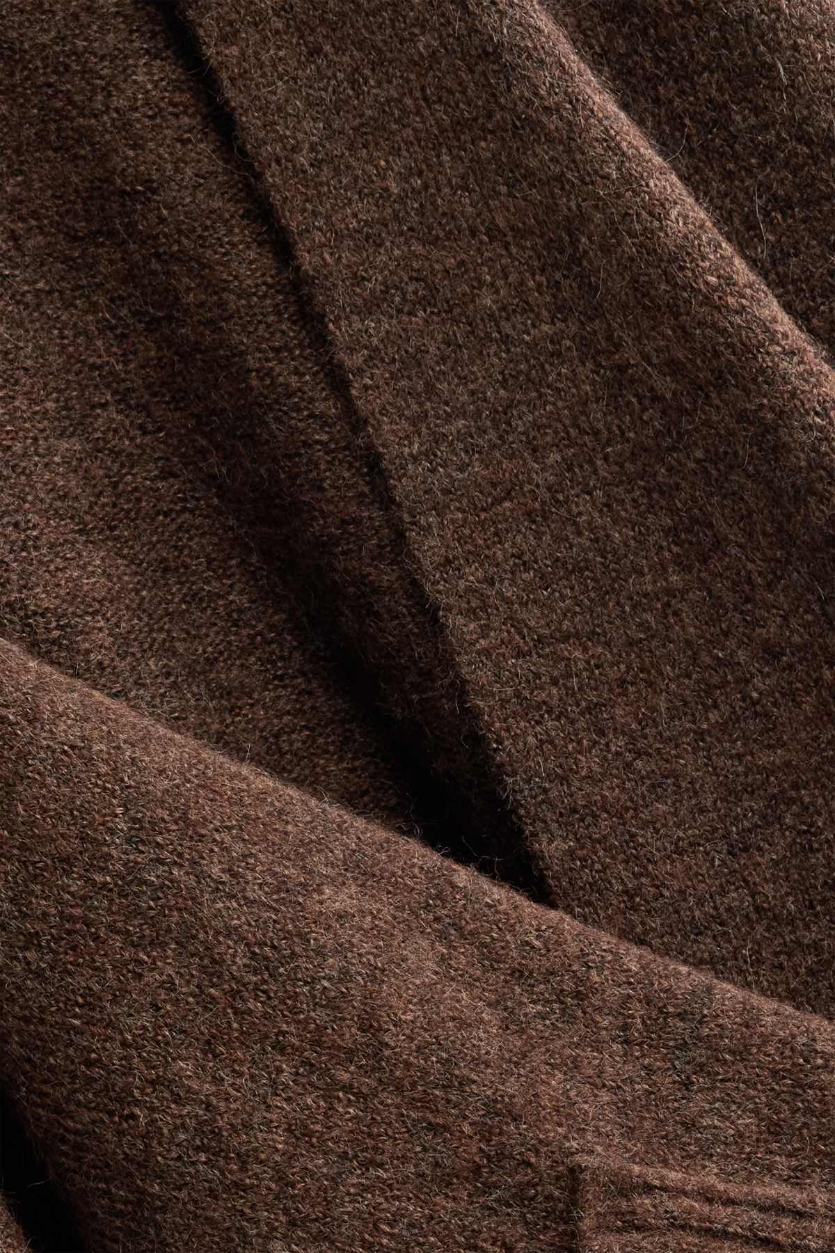 Long cardigan - dark brown