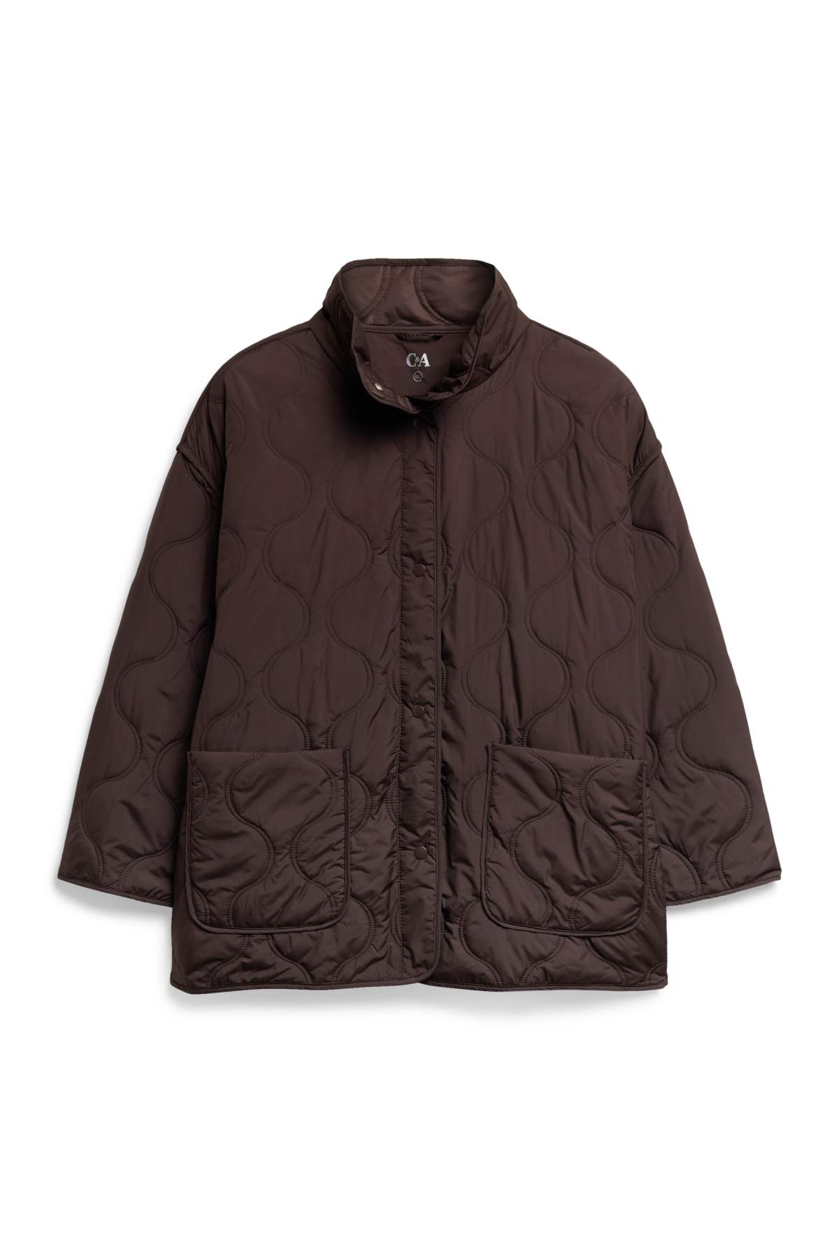Quilted jacket - dark brown