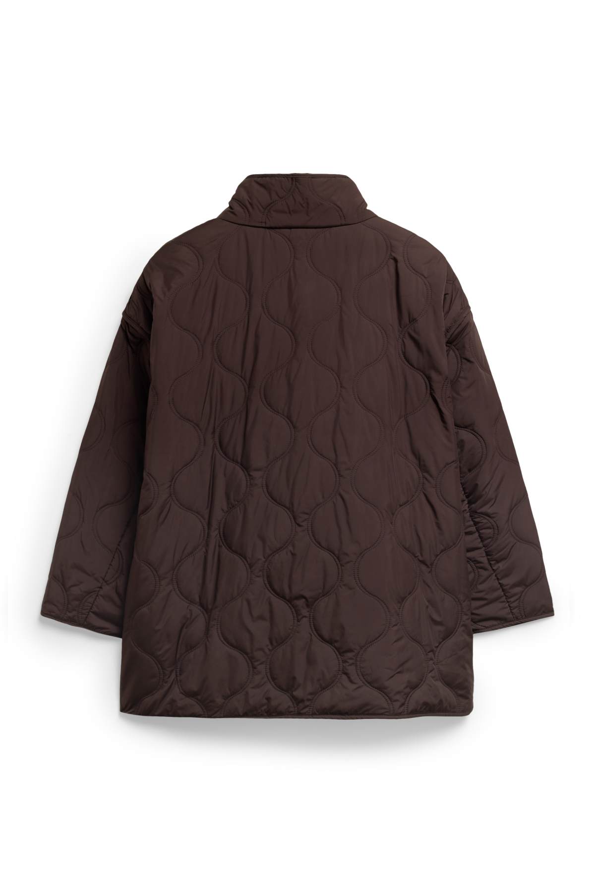 Quilted jacket - dark brown