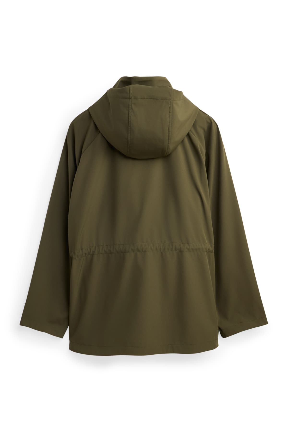 Softshell jacket with hood - water-repellent - 4 Way Stretch - dark green