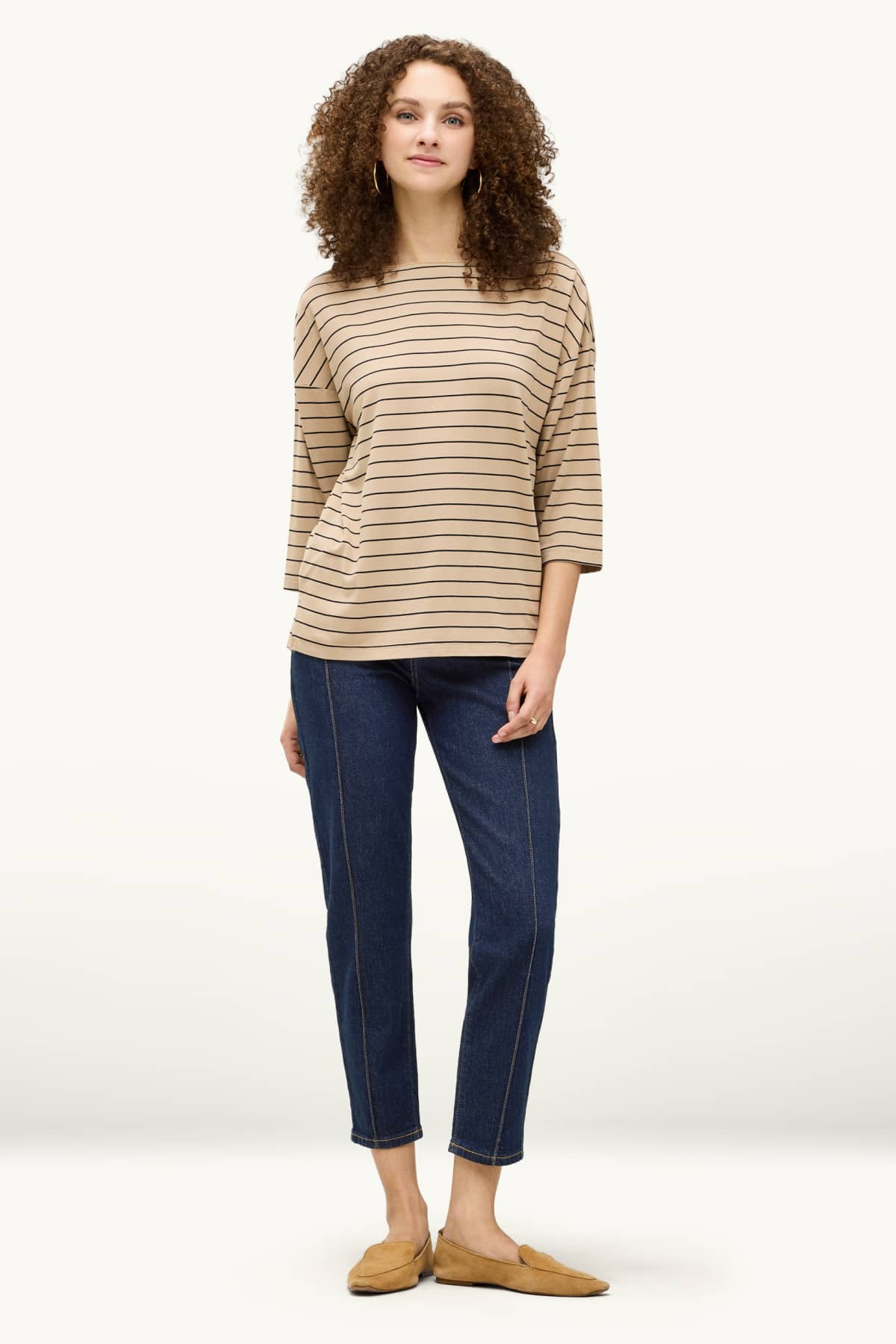Mom jeans - high waist - LYCRA® - denim-dark blue
