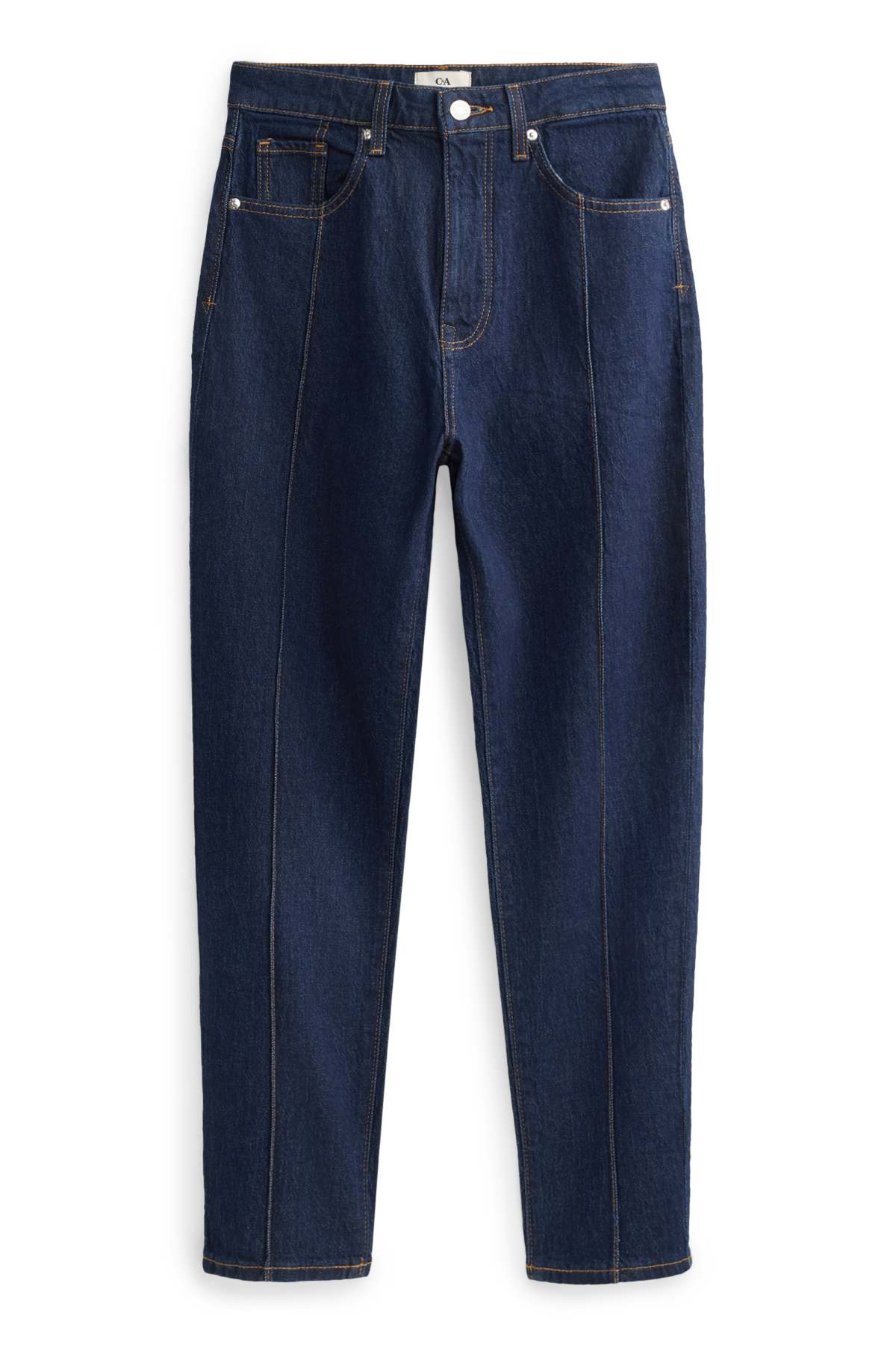 Mom jeans - high waist - LYCRA® - denim-dark blue