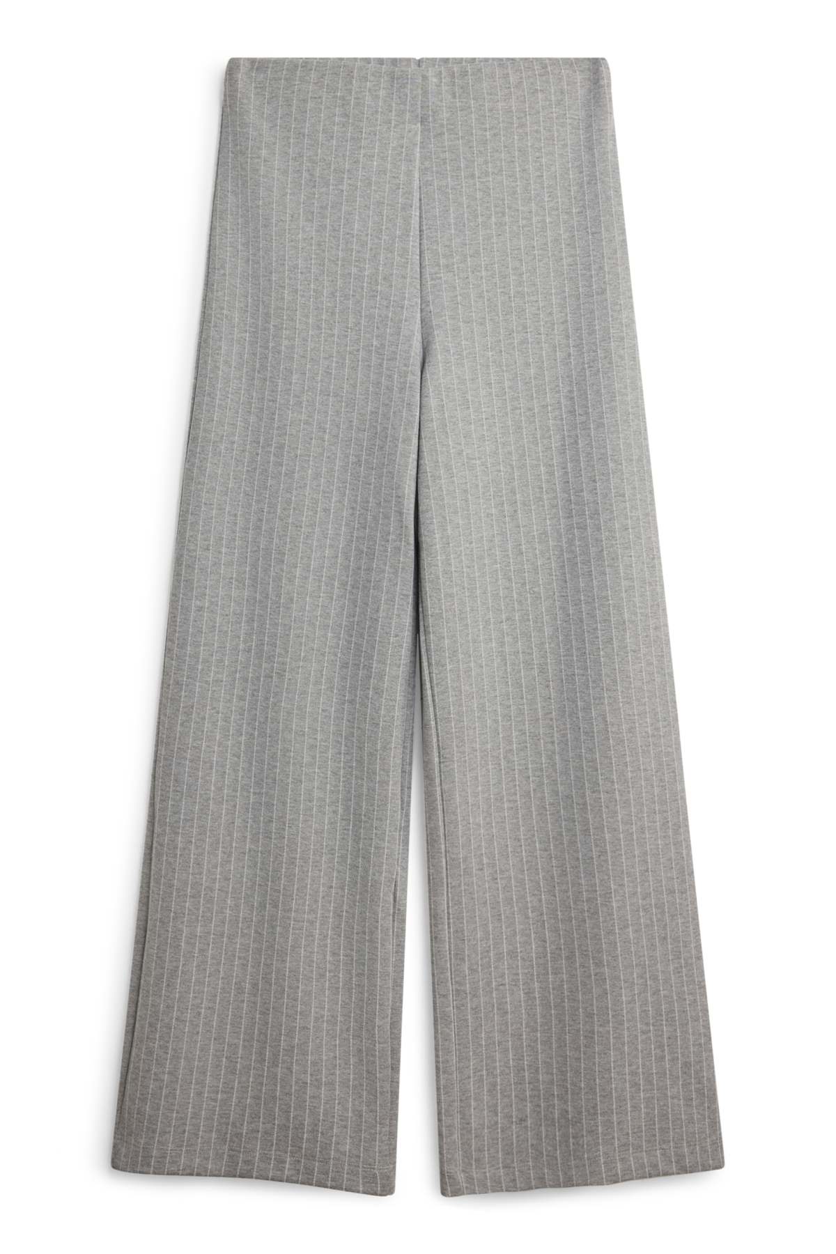 Joggers - pinstripes - gray-melange