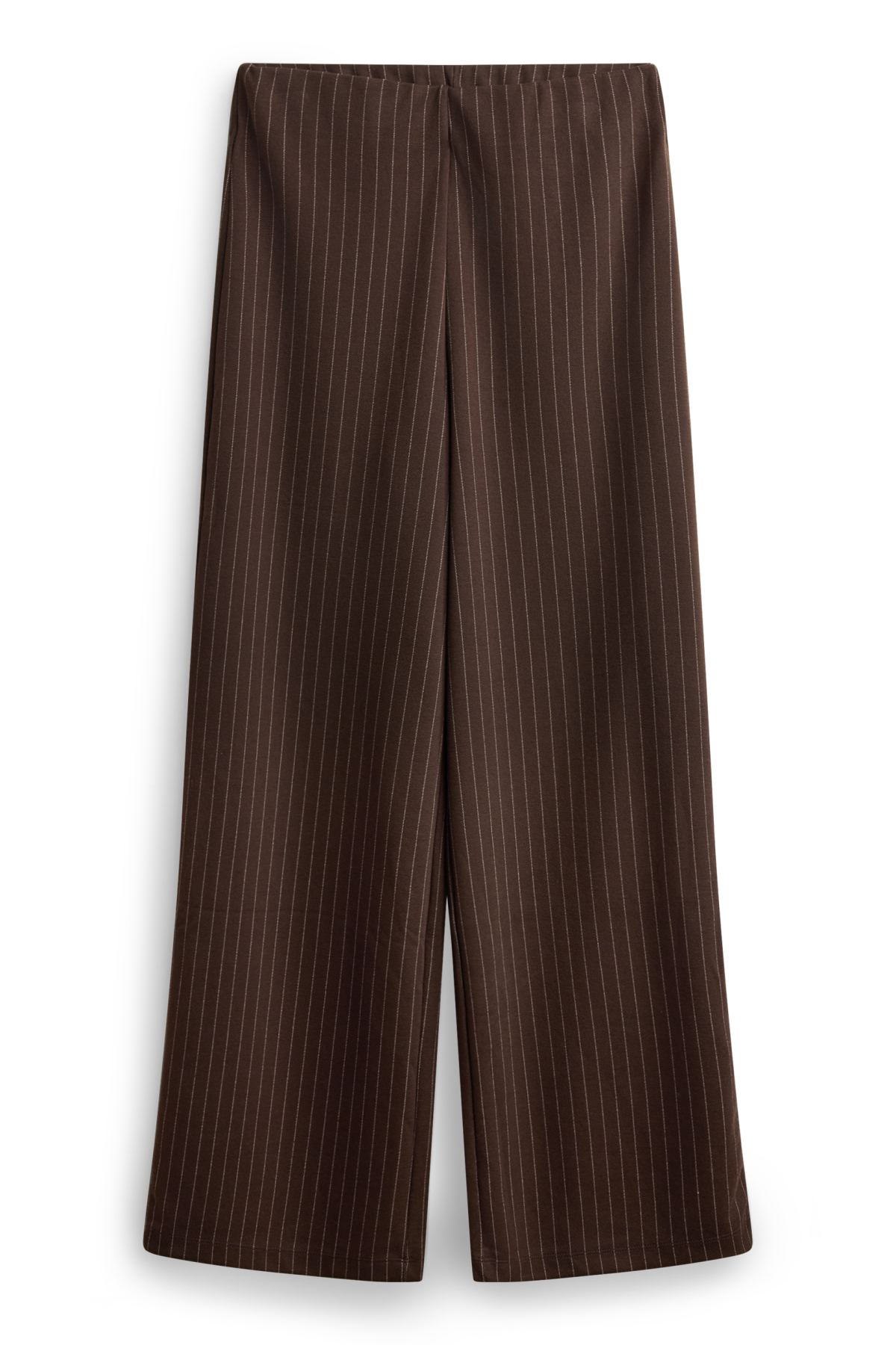 Joggers - pinstripes - brown
