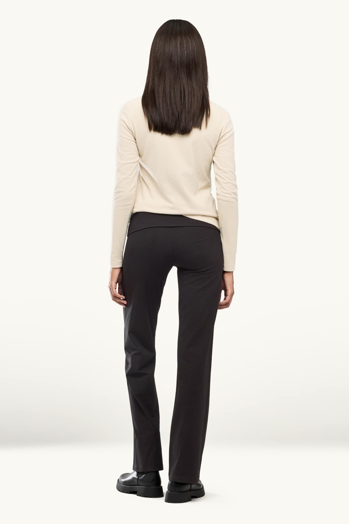 Straight leggings - black