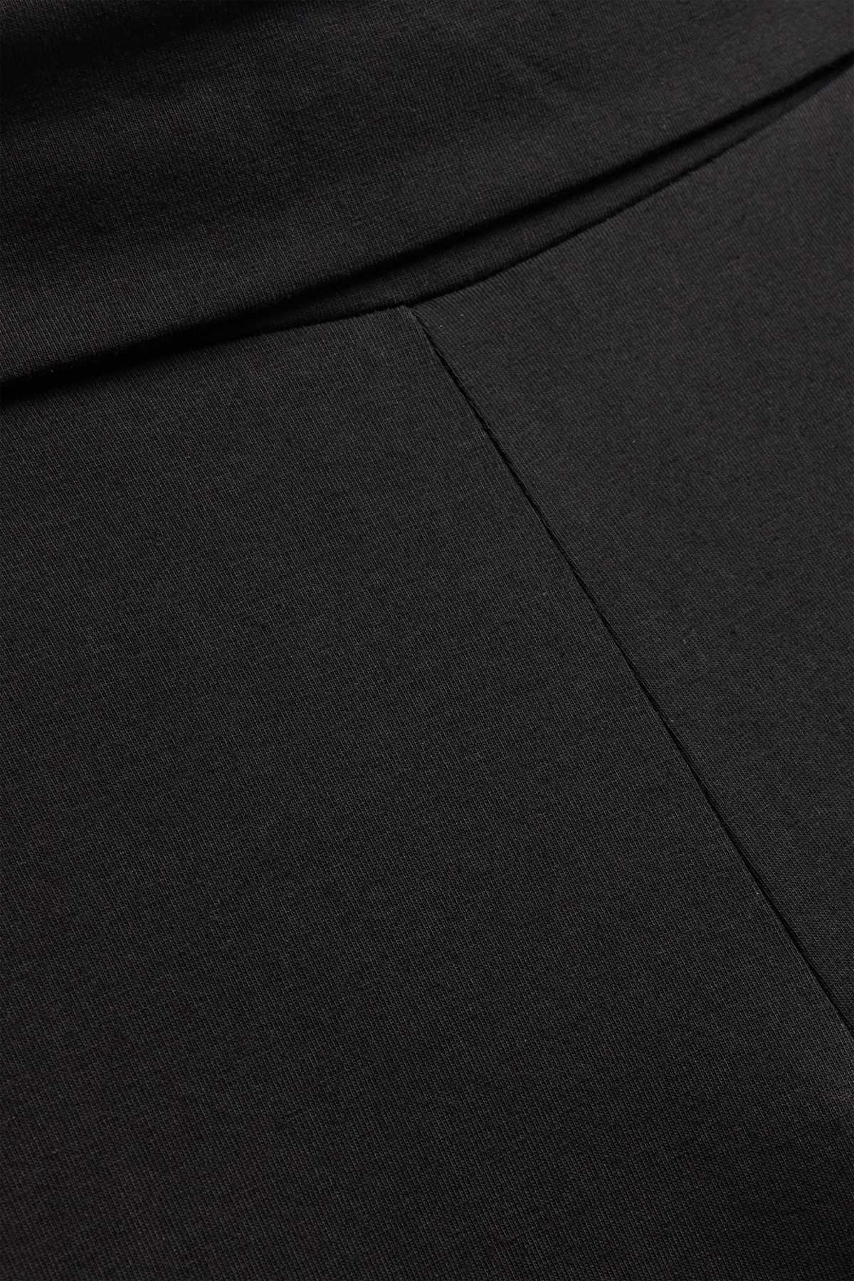 Straight leggings - black