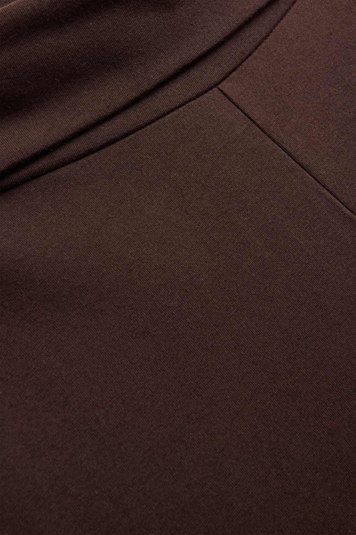 Straight leggings - dark brown