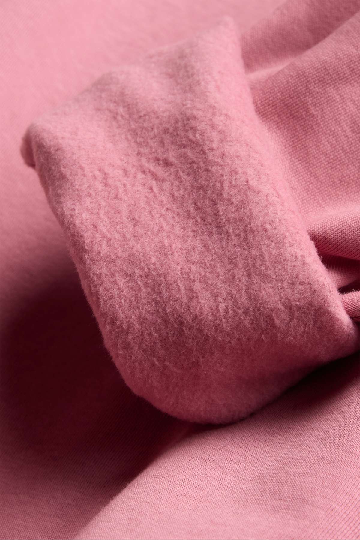 Sweatshirt - 2-in-1 look - white / rose