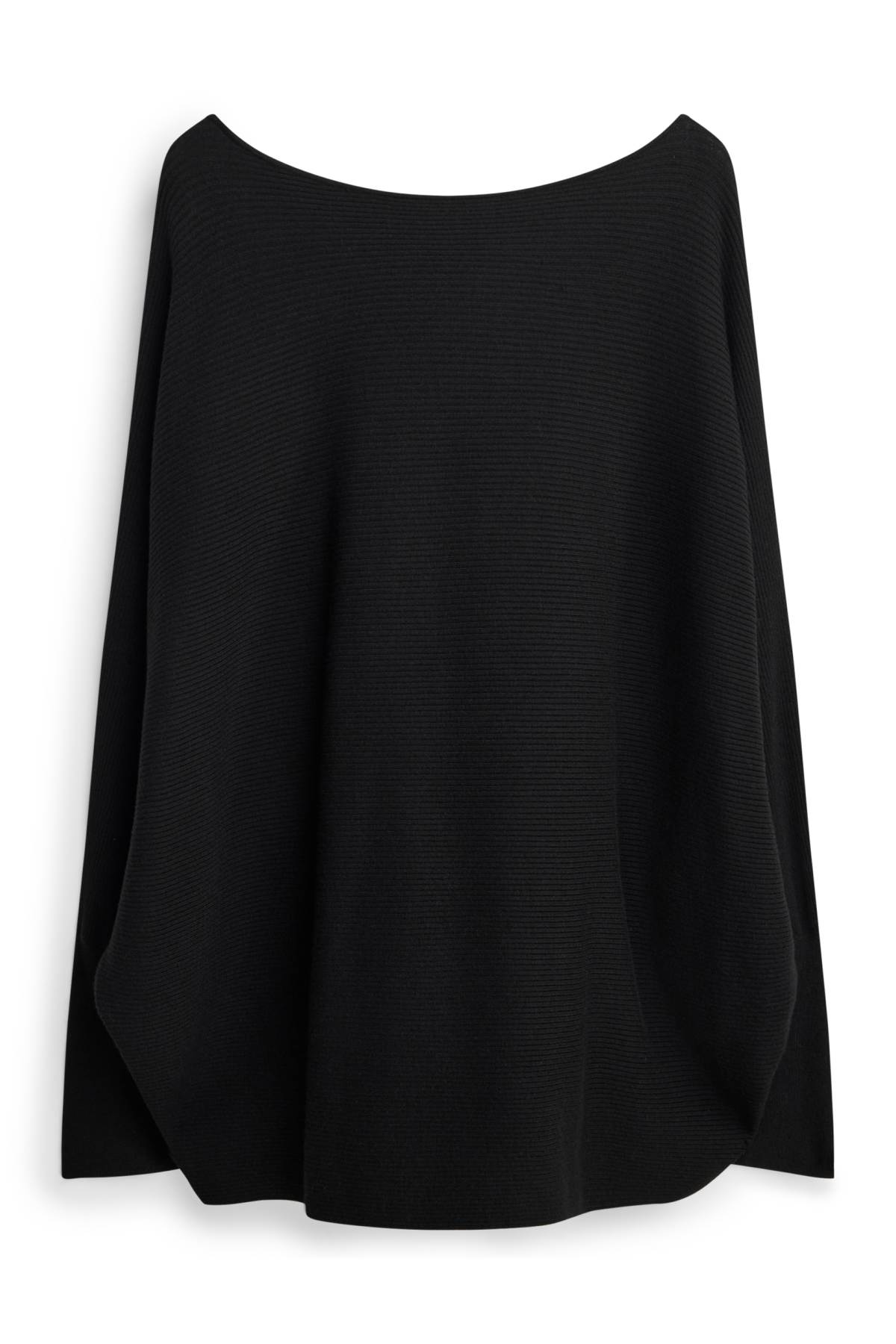 Jumper - ribbed - black