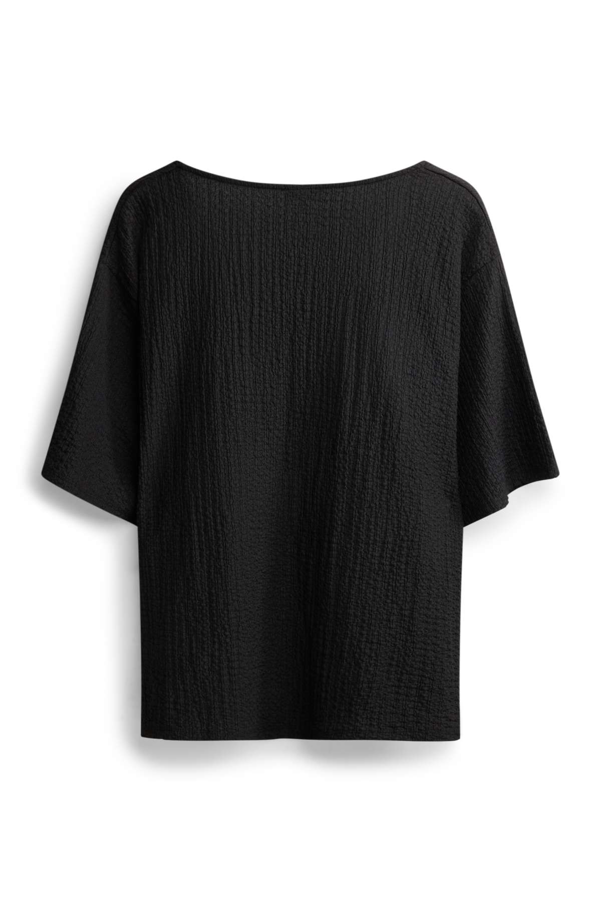V-neck T-shirt - regular fit - black