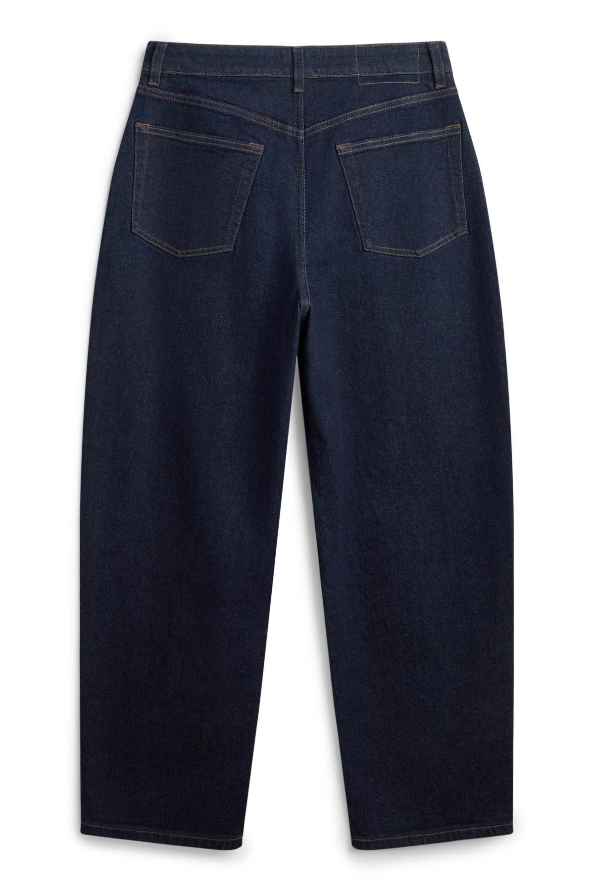 Barrel jeans - high waist - denim-dark blue