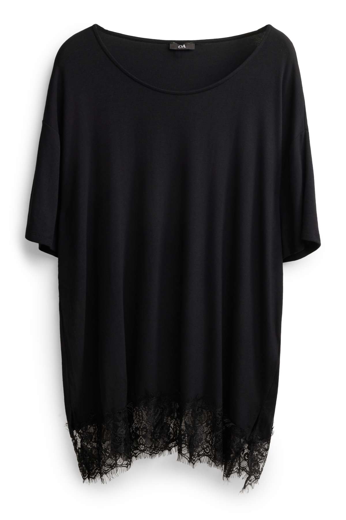 T-shirt - curvy fit - black