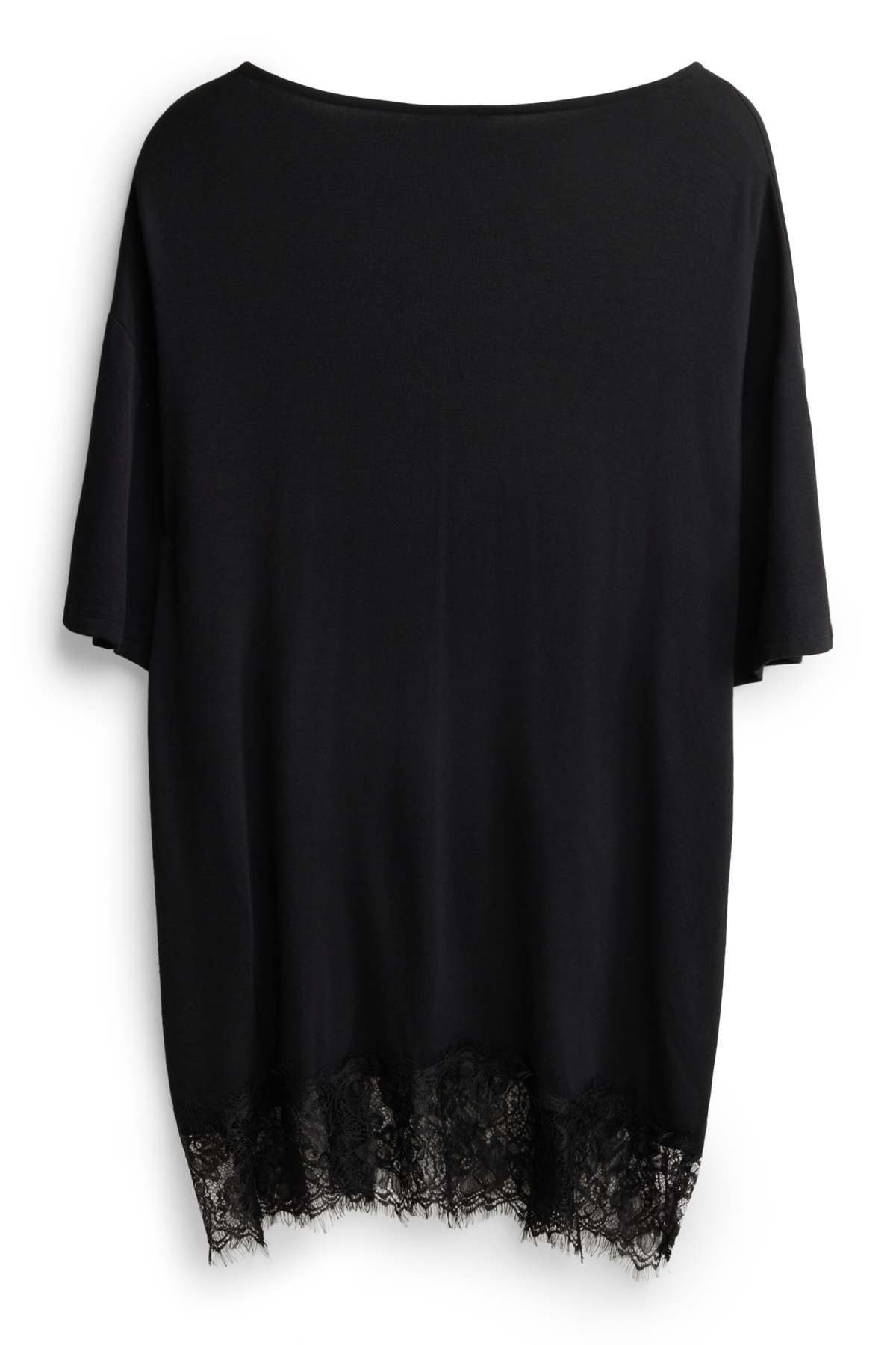 T-shirt - curvy fit - black