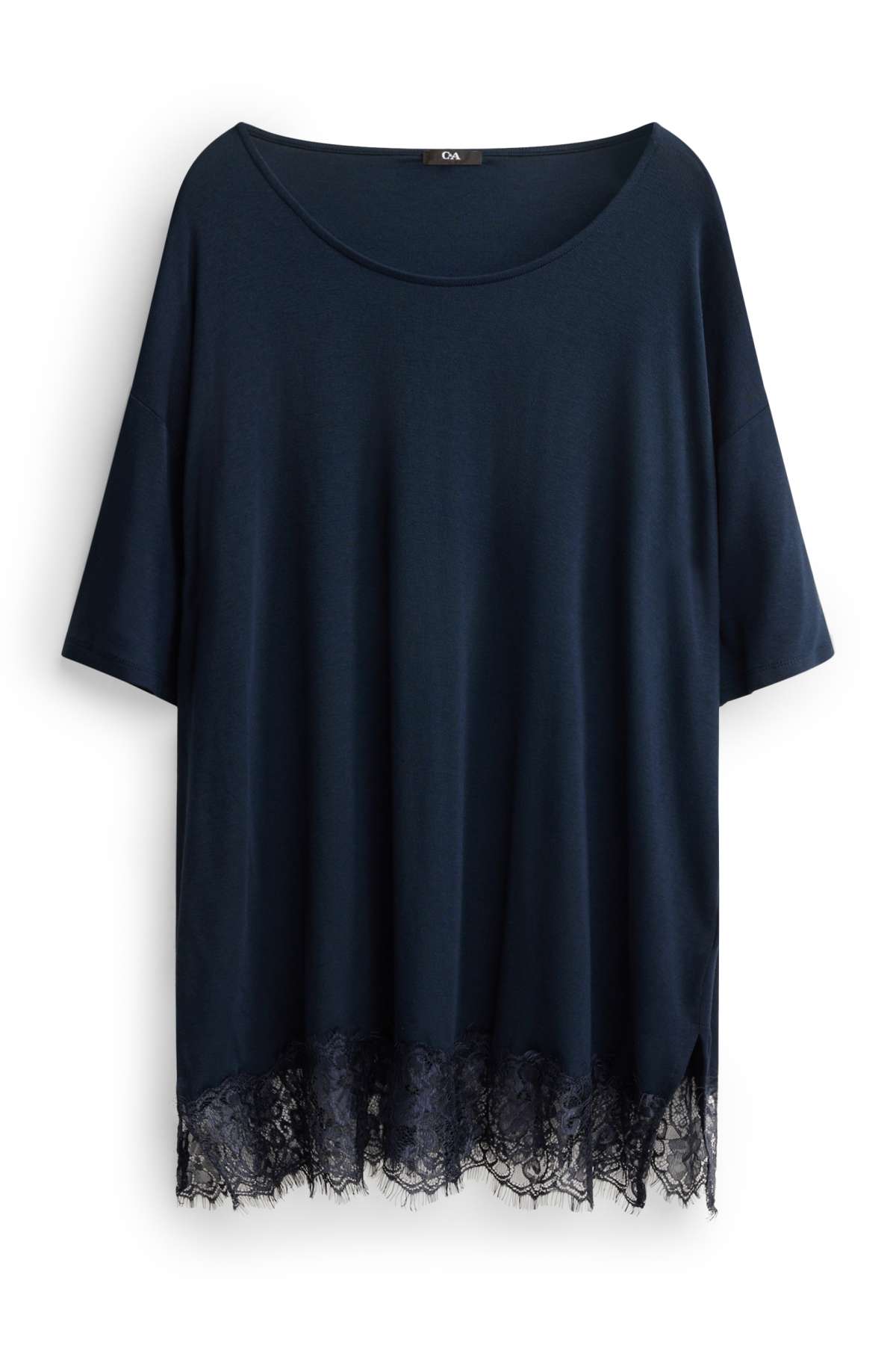 T-shirt - curvy fit - dark blue
