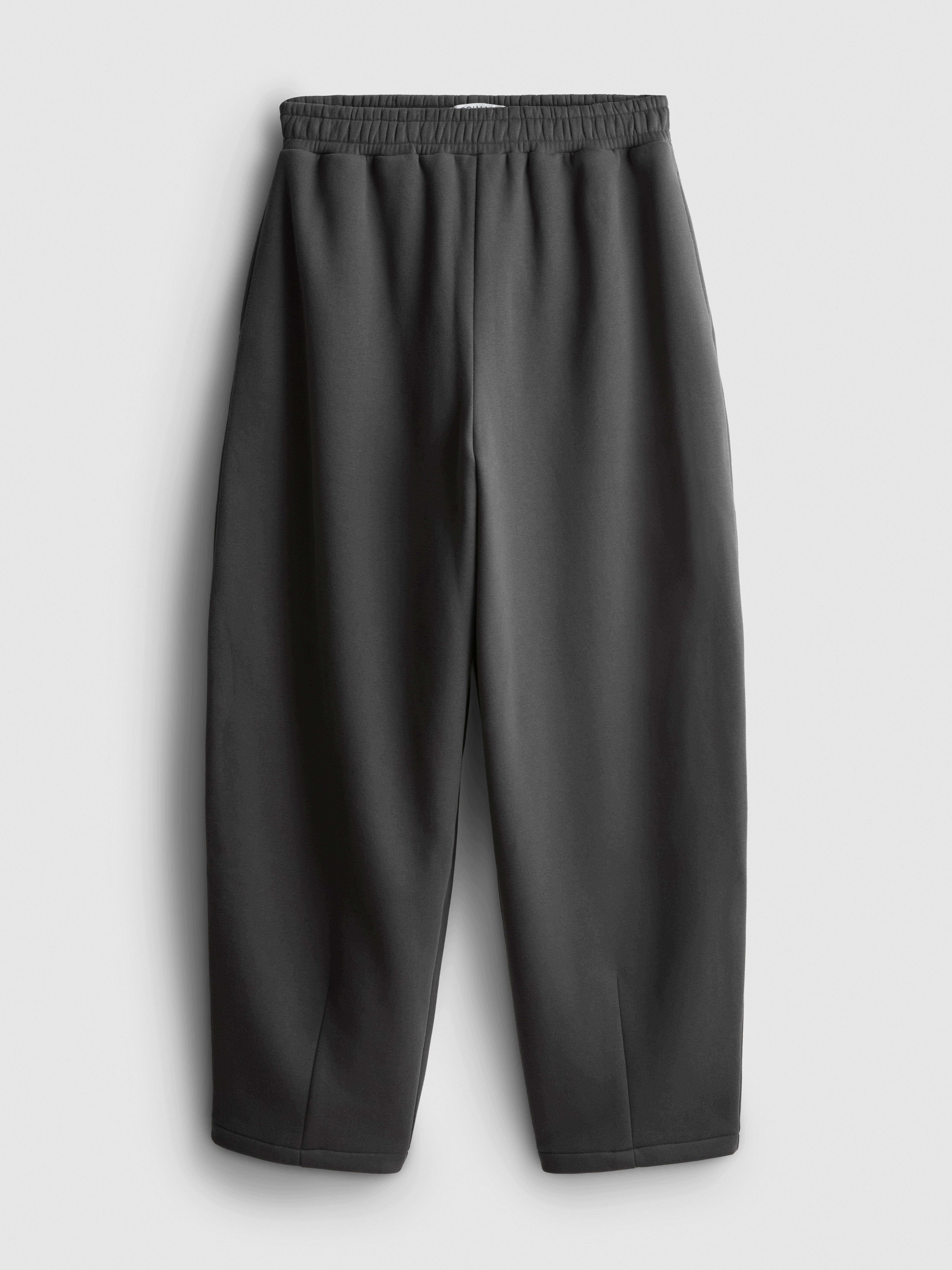 Cotton-Rich Balloon-Fit Joggers - Charcoal